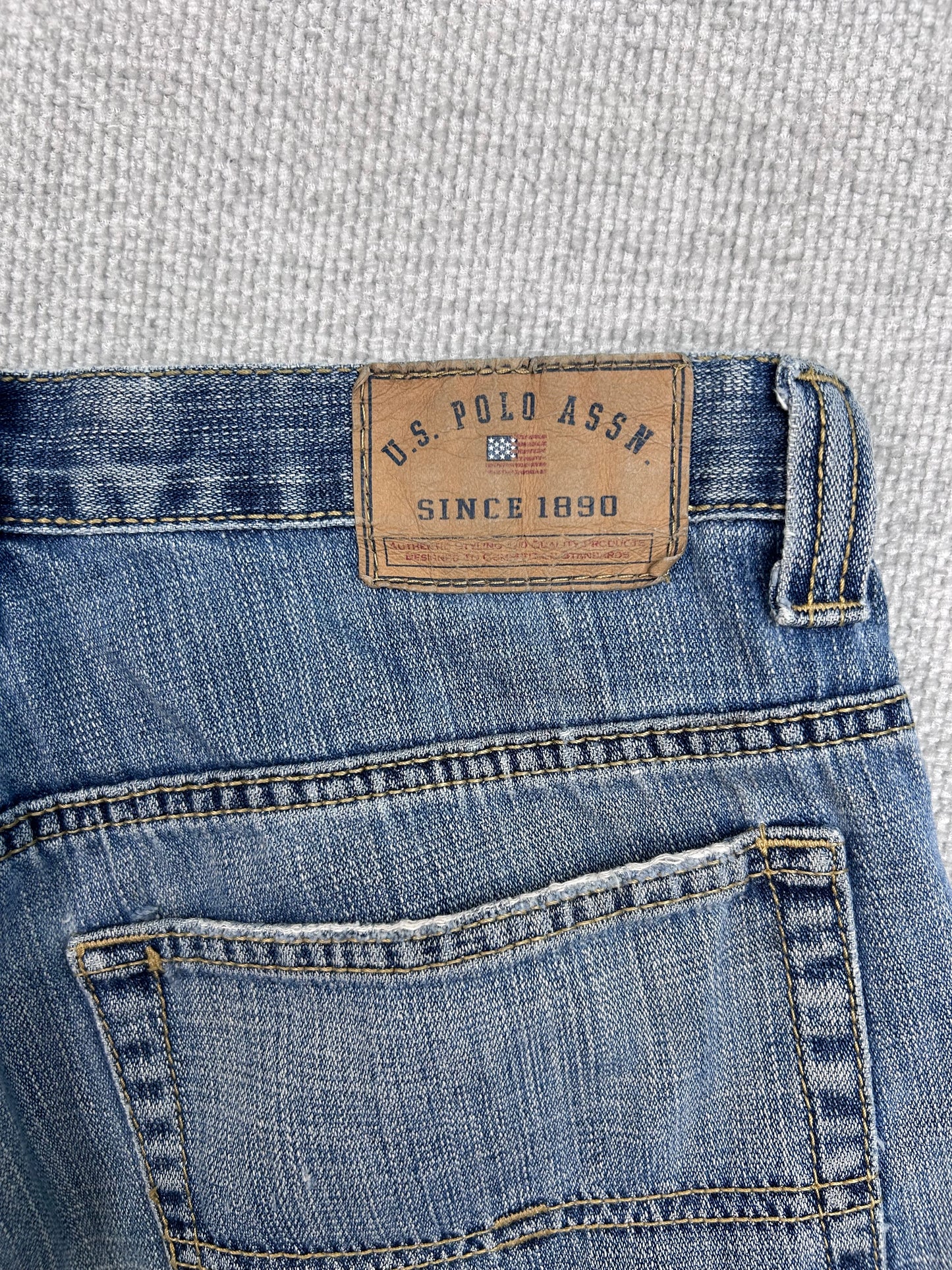 Y2K Polo Assn. Denim Shorts 31"