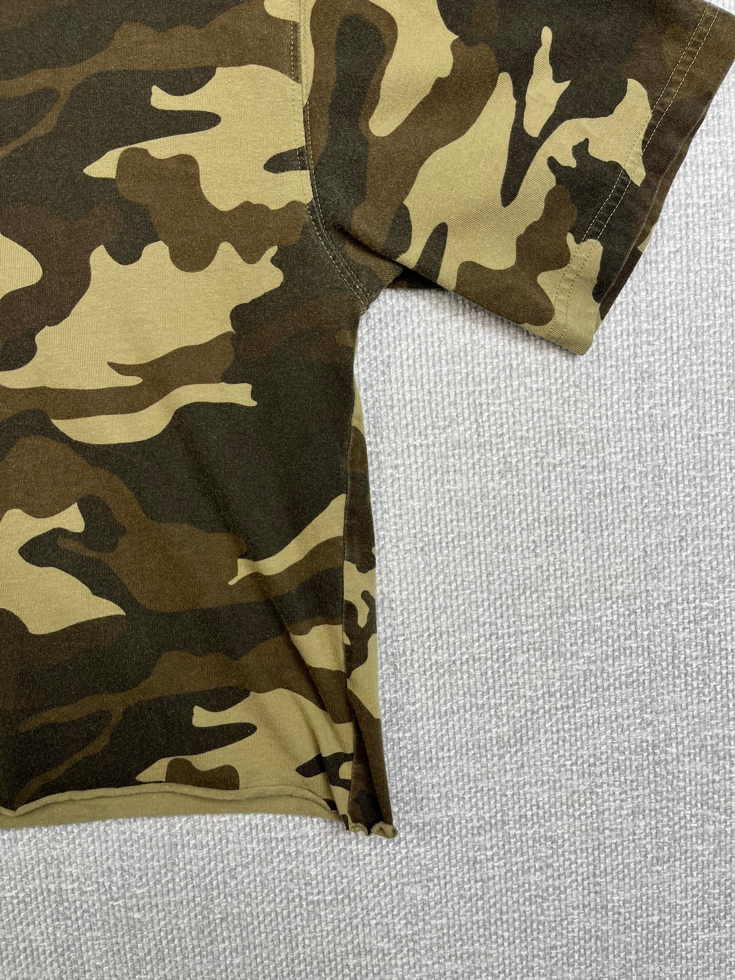 Y2K Camo Cropped T-Shirt
