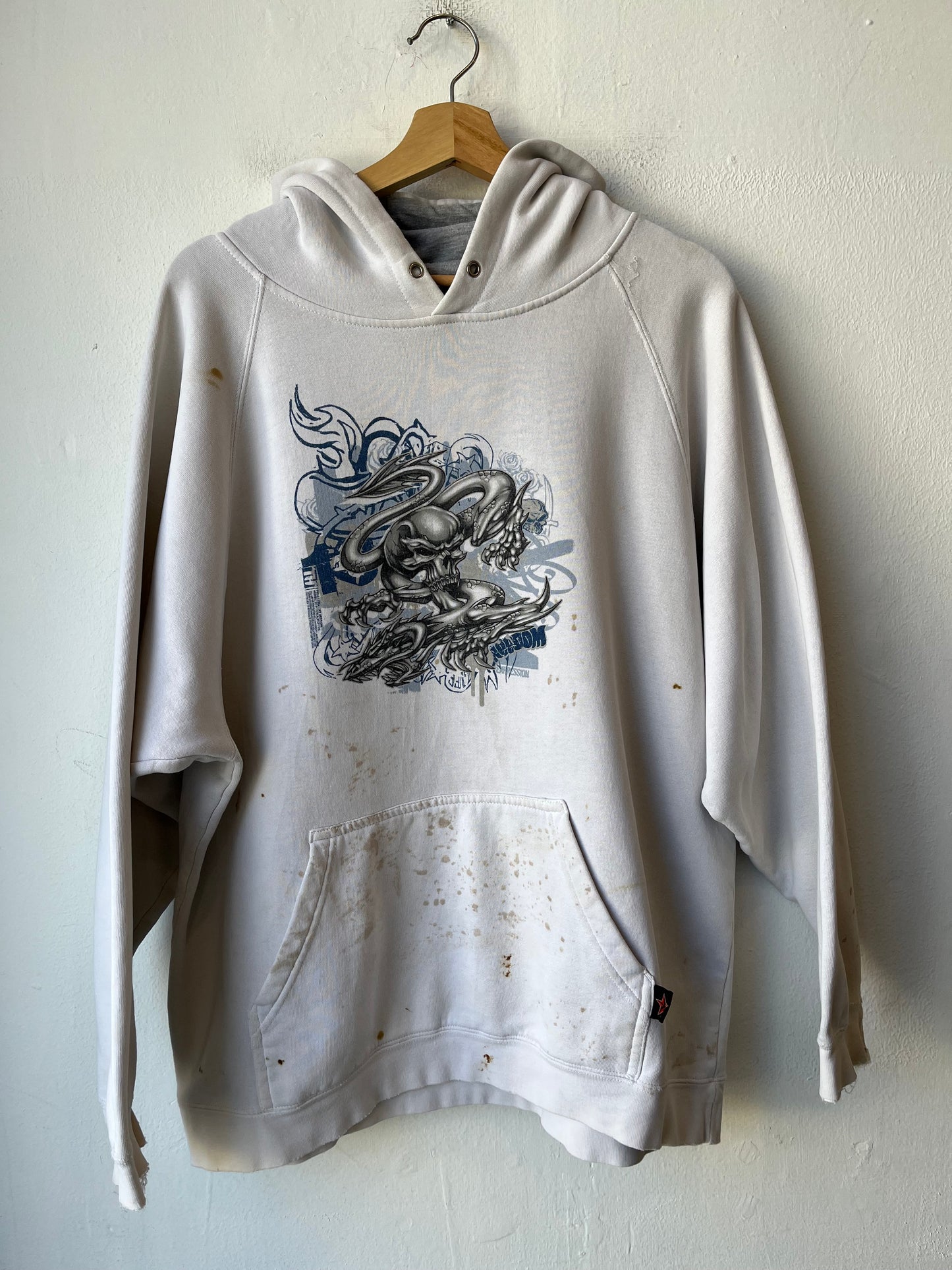 Y2K Stained Top Heavy Hoodie