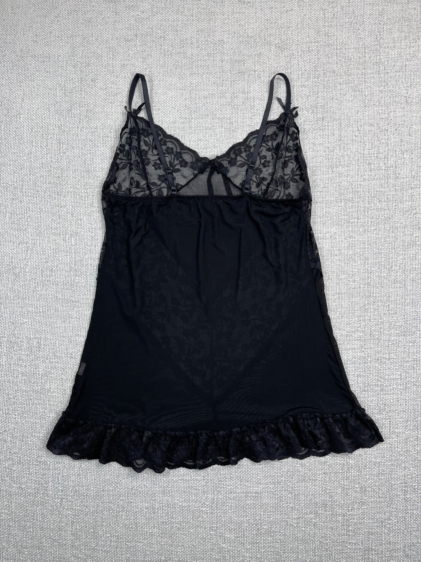 Y2K Lace Mesh Slip Dress
