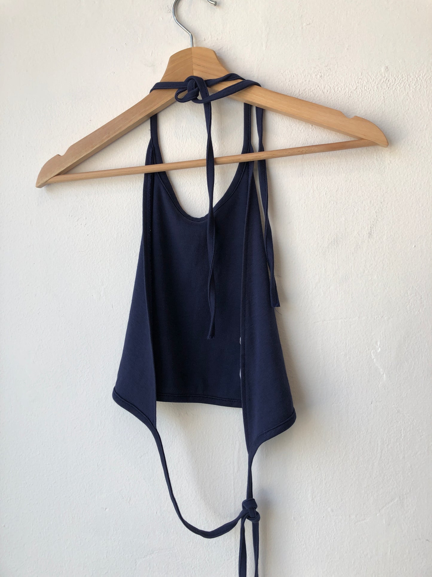 90's Navy Halter Top