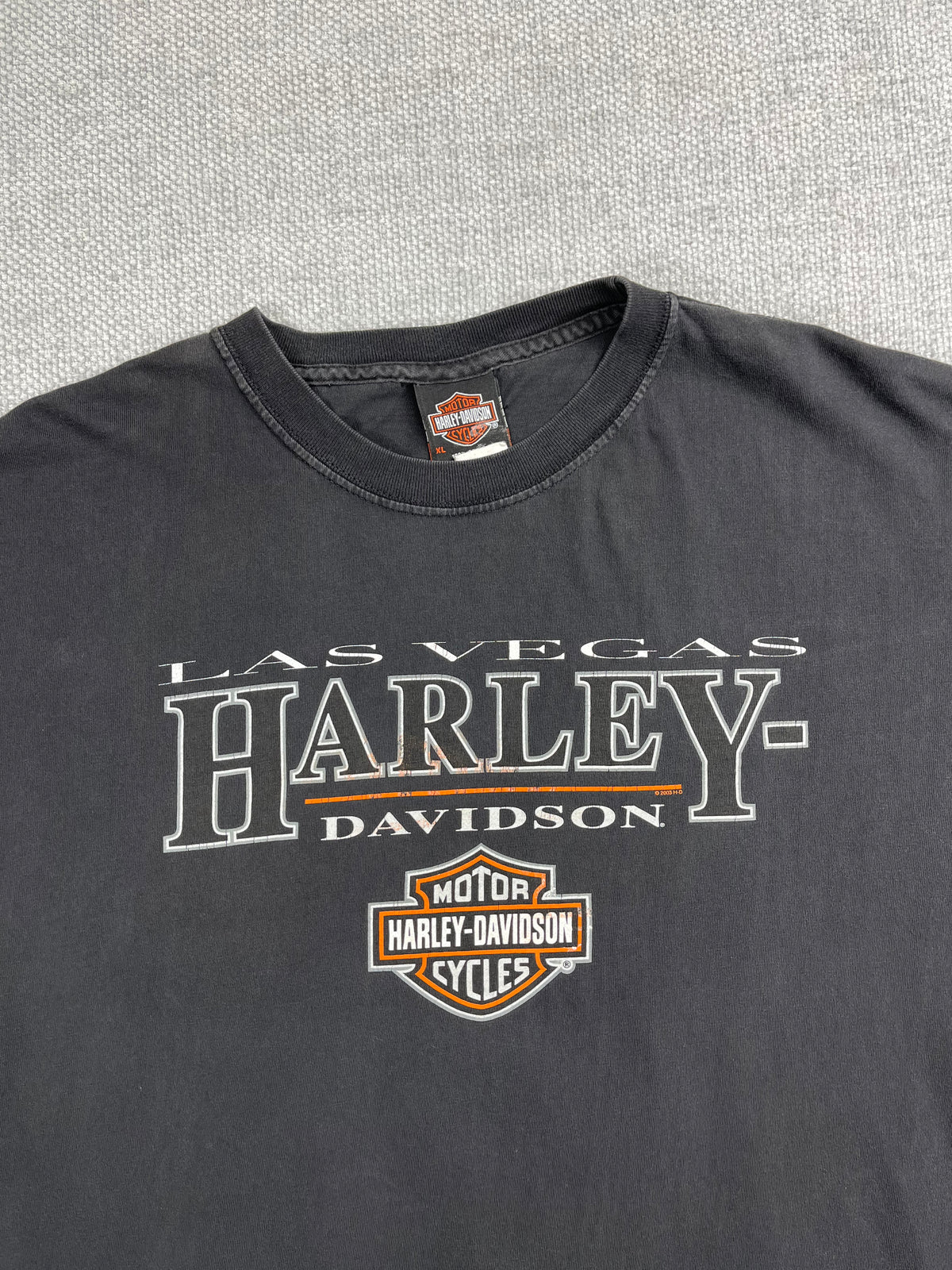 2003 Distressed Harley Davidson T-Shirt