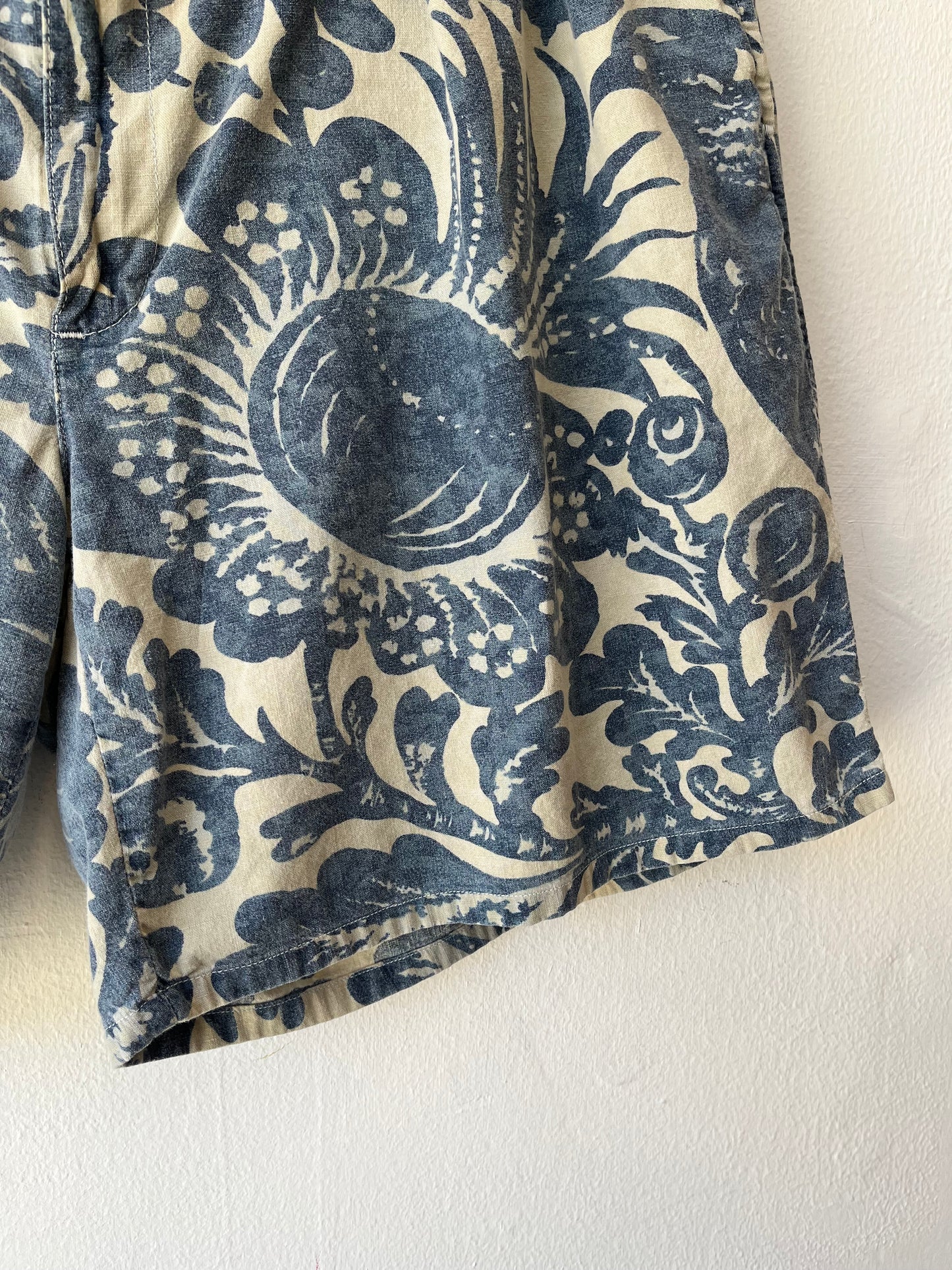 80's Polo Linen Shorts 34"