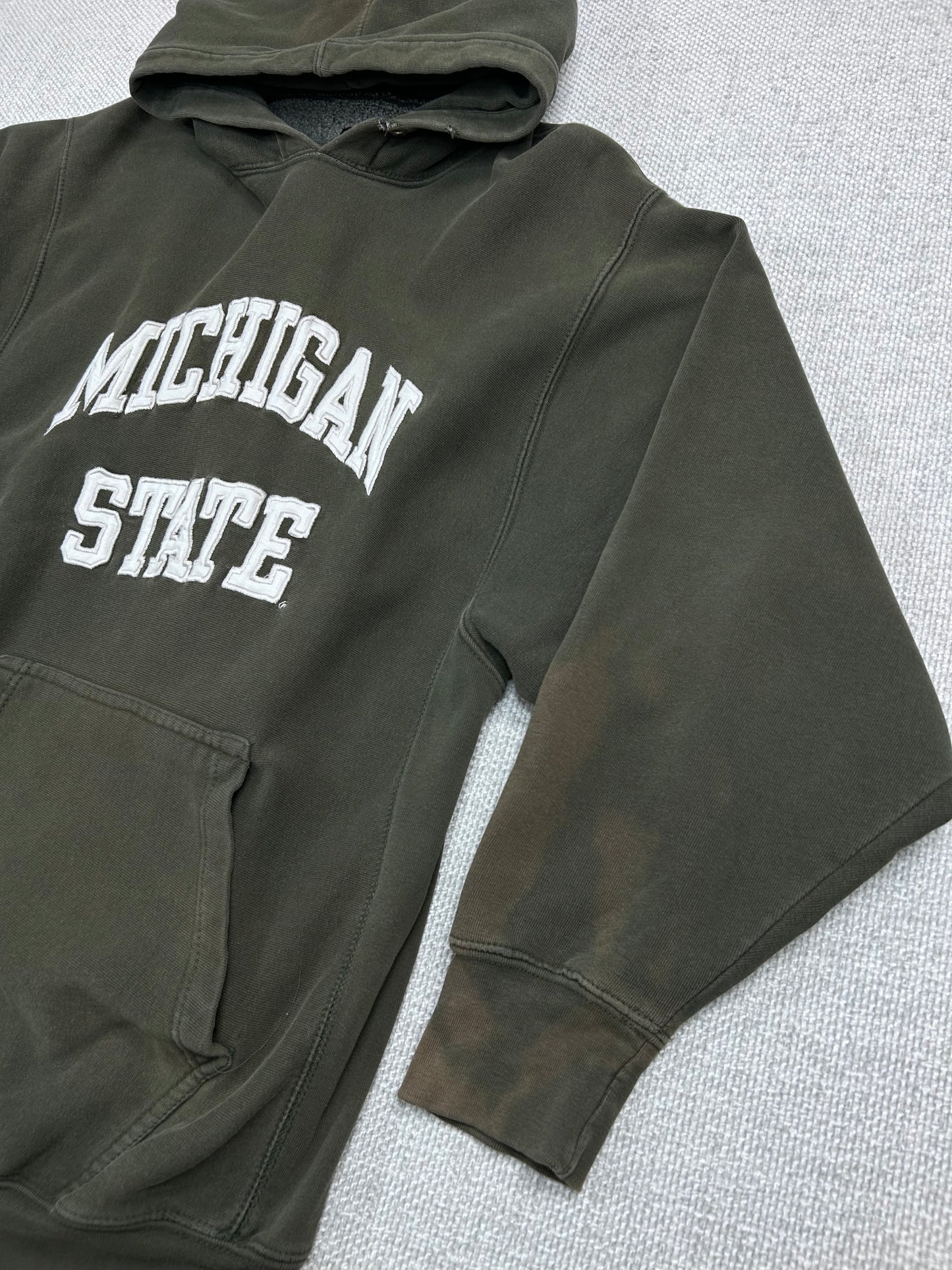 Y2K Green Michigan State Hoodie