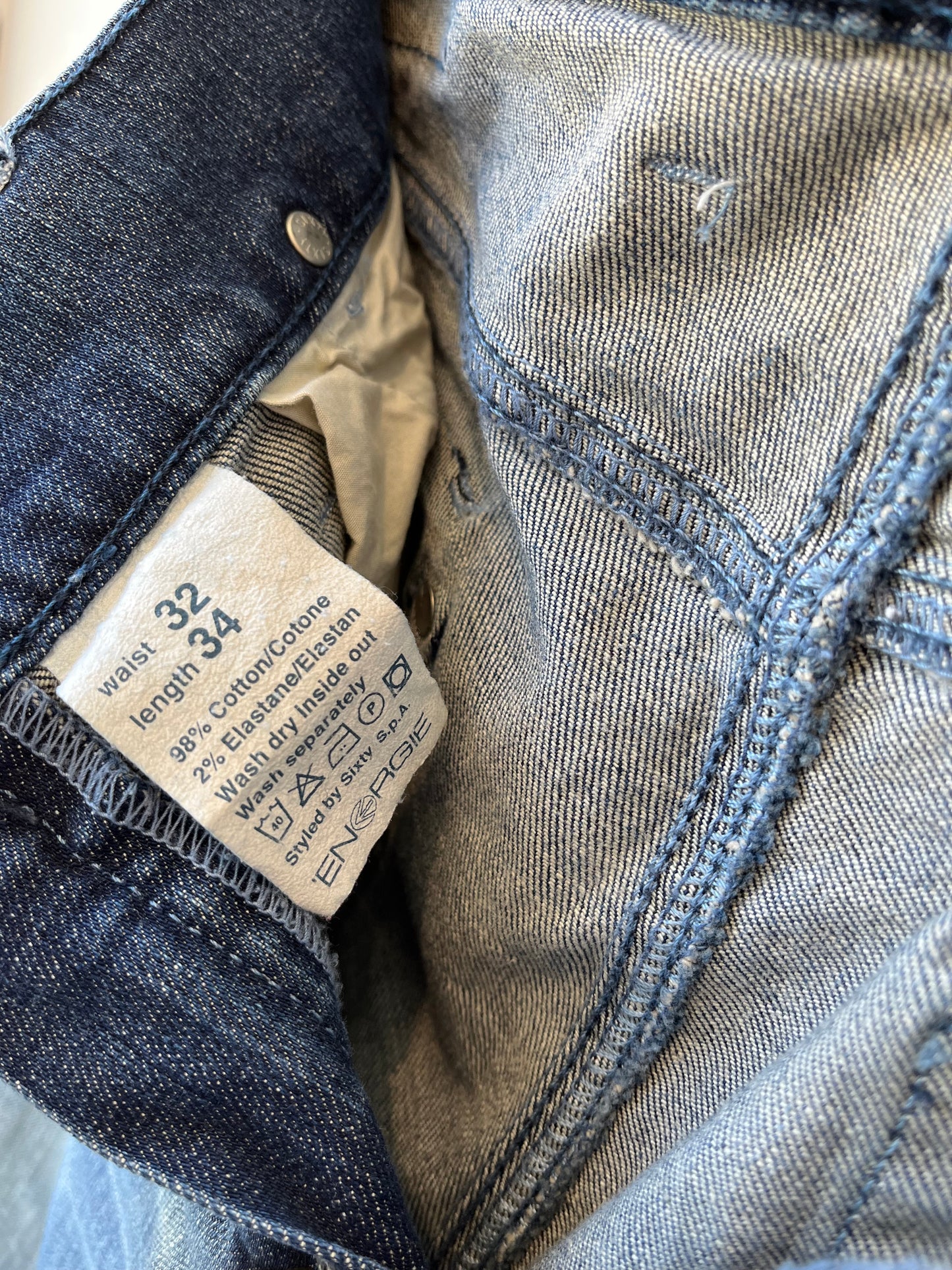 Y2K Energie Low Rise Jeans 34"
