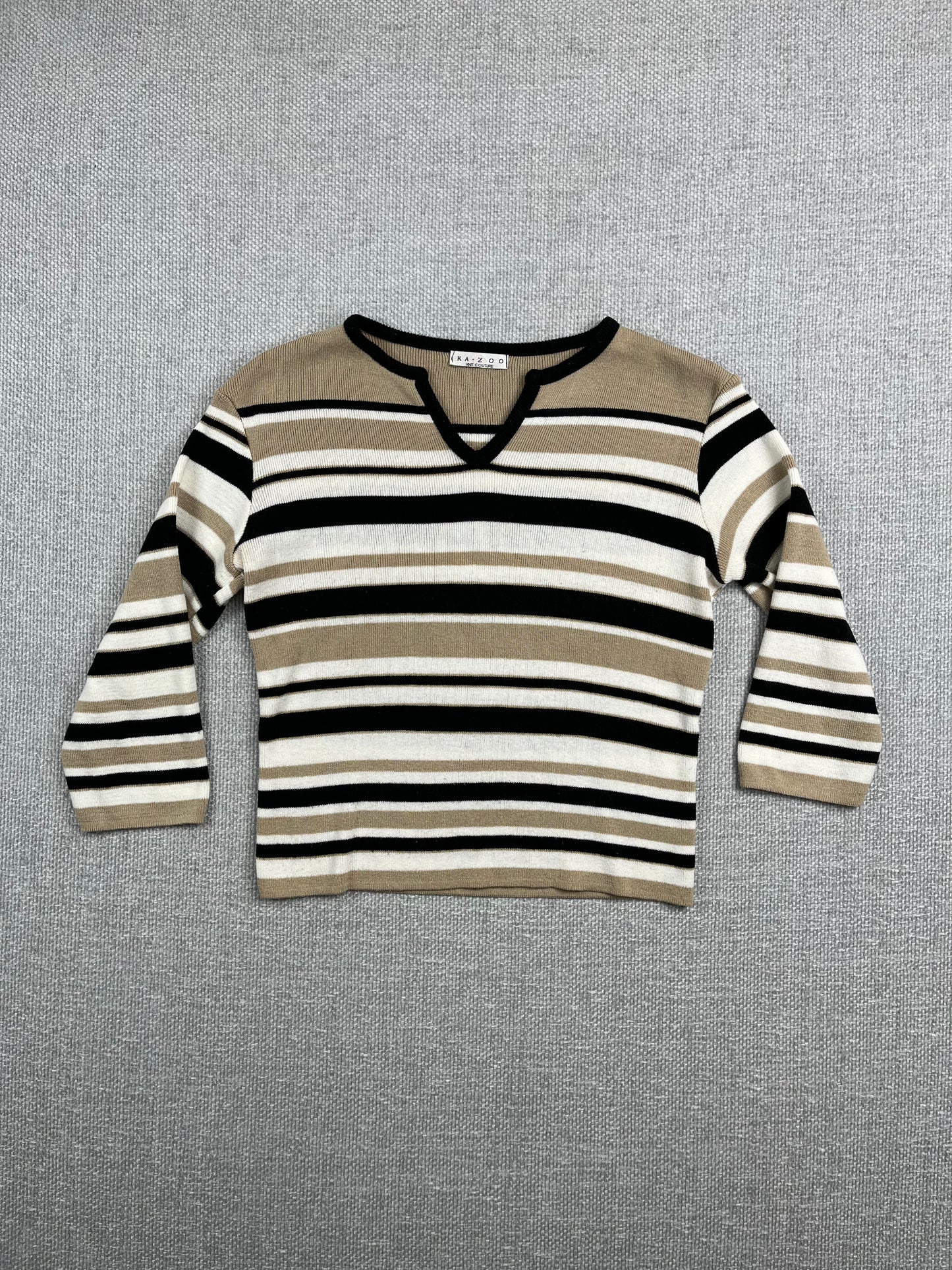90's Striped Knit Top