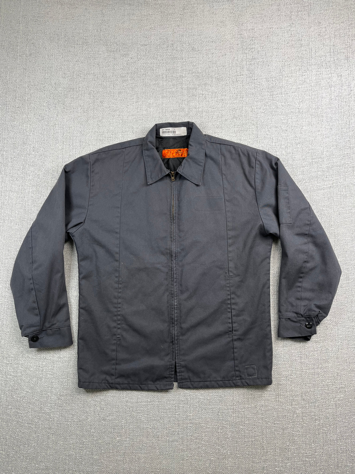 Y2K Gray Red Kap Work Jacket