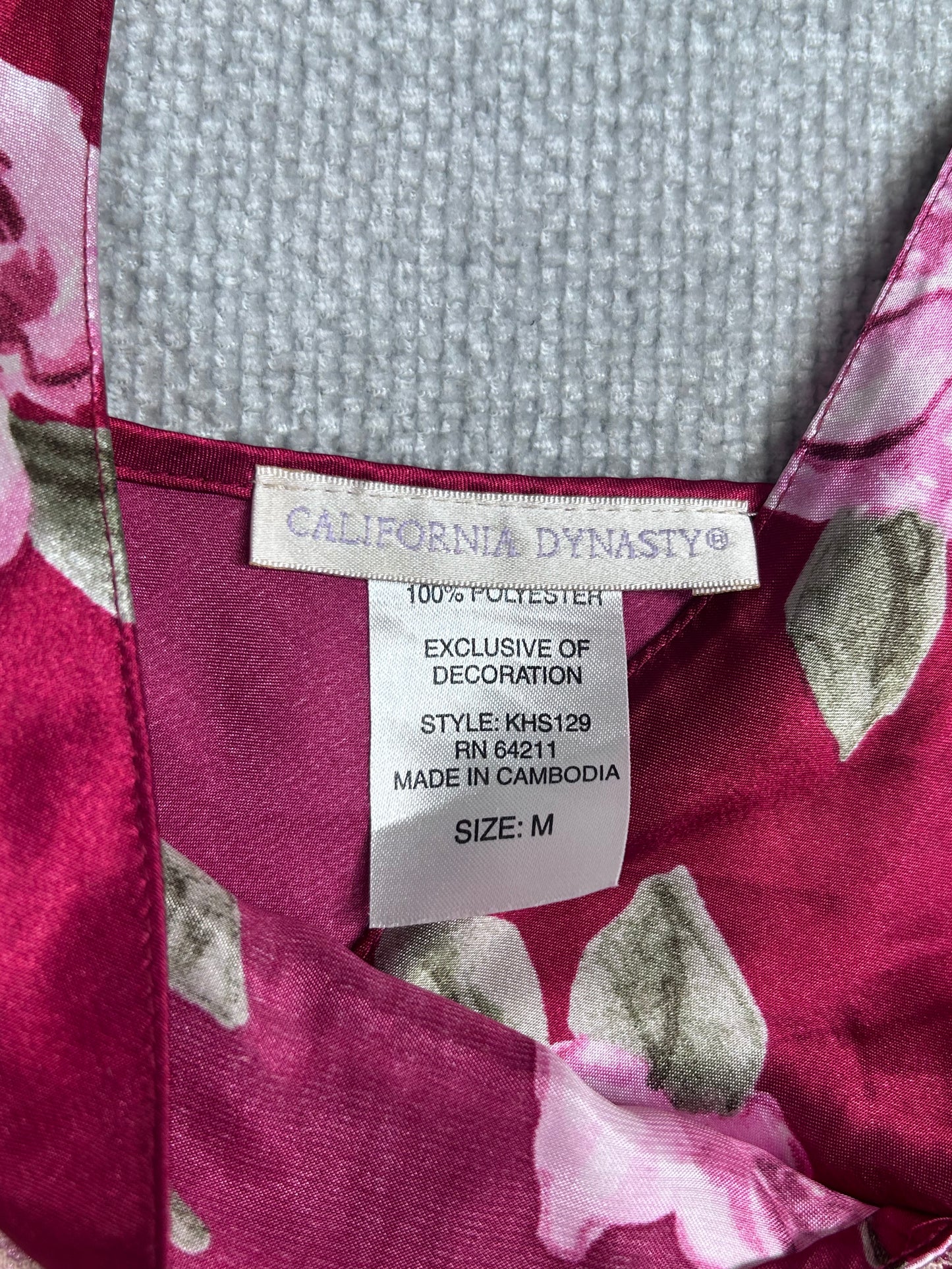 Y2K Pink Floral Nightgown