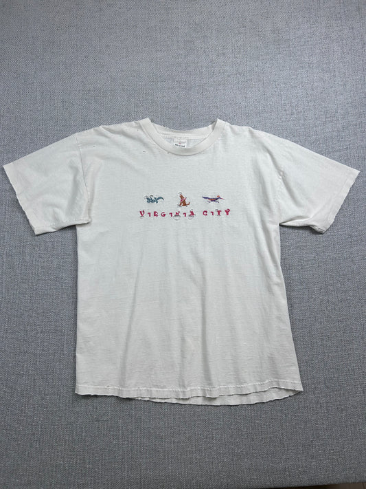 90's Virginia City Distressed T-Shirt