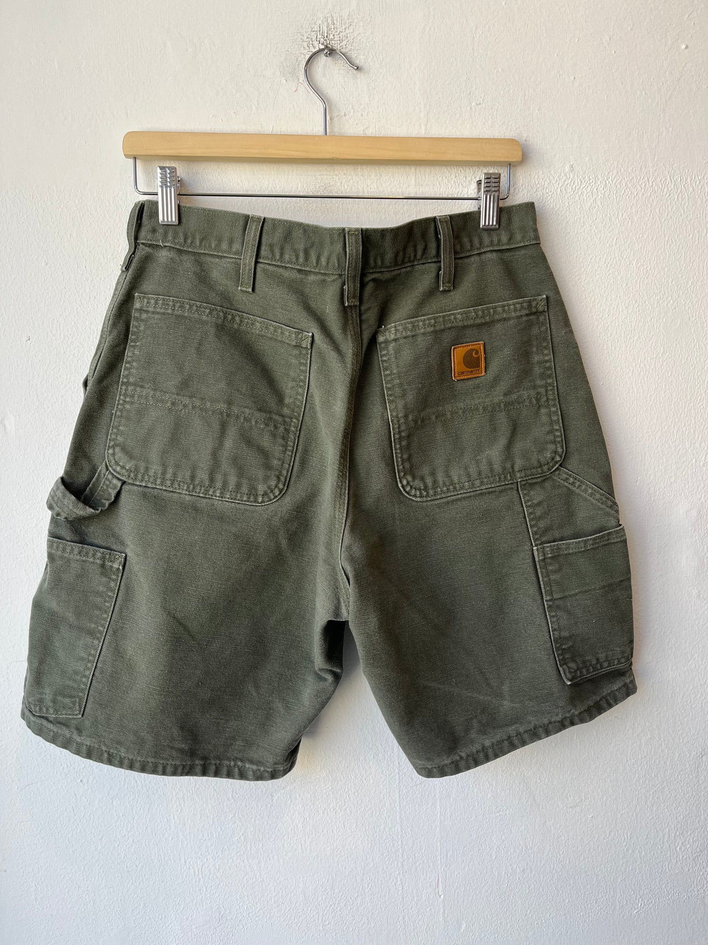 Y2K Green Carhartt Shorts 30”