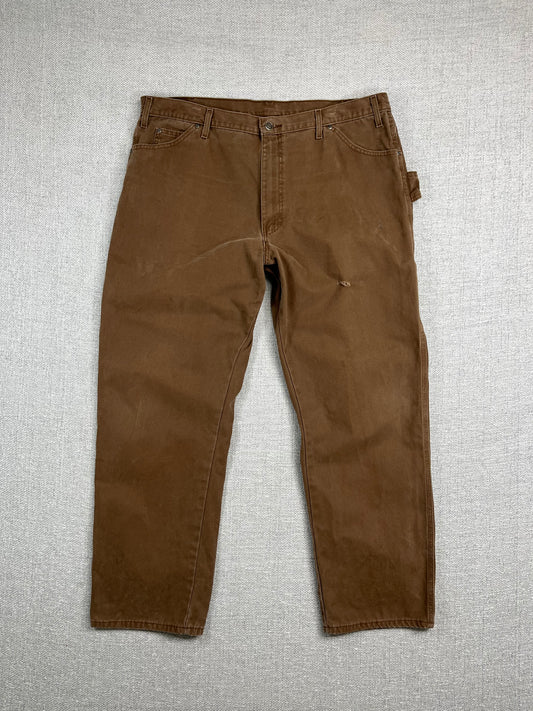Y2K Dickies Brown Carpenter Pants 40"