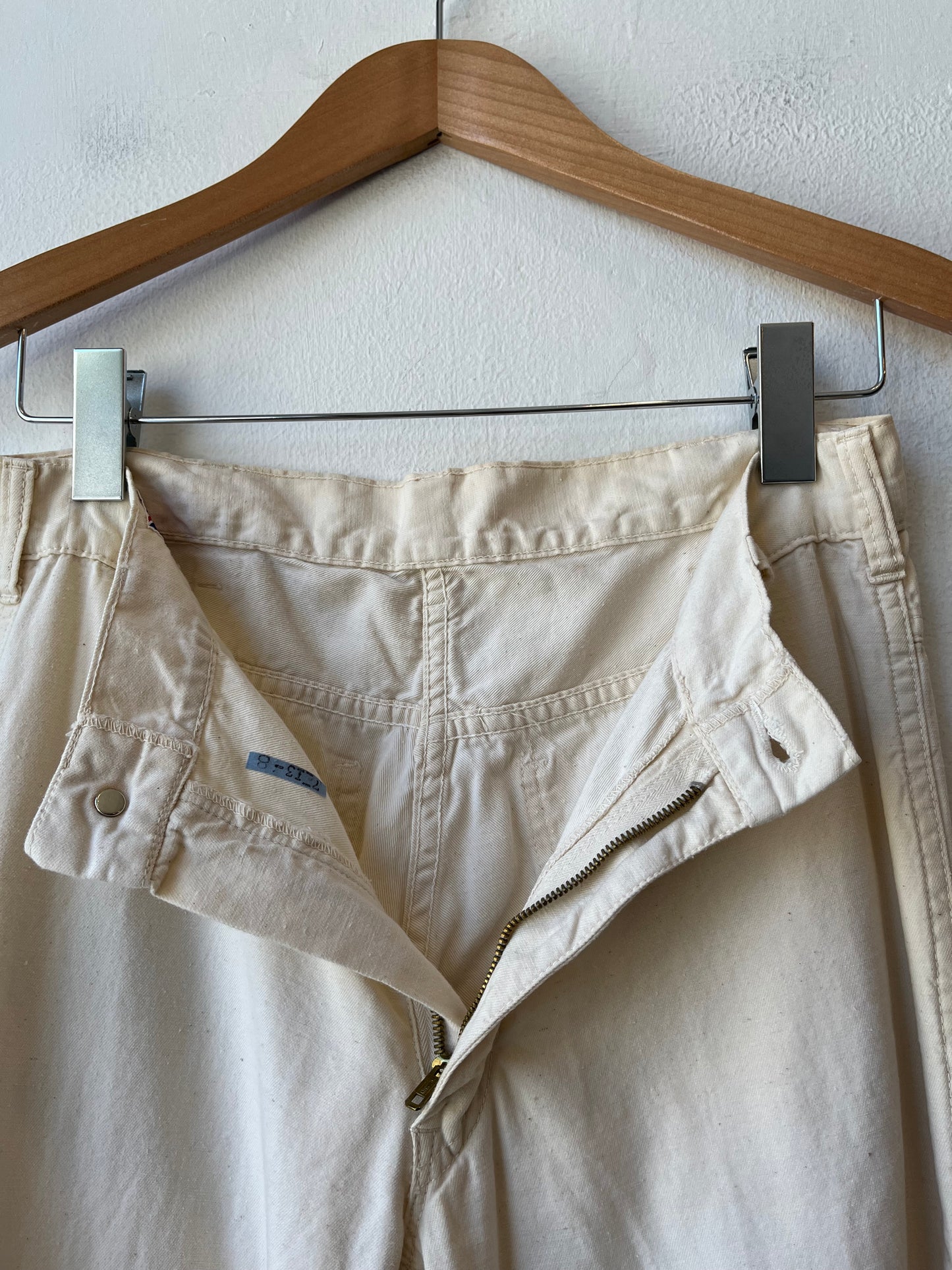 70's Cotton Bell Bottom Pants 29"