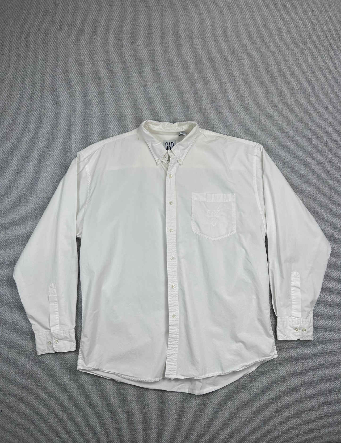 Y2K GAP White Button Down Shirt