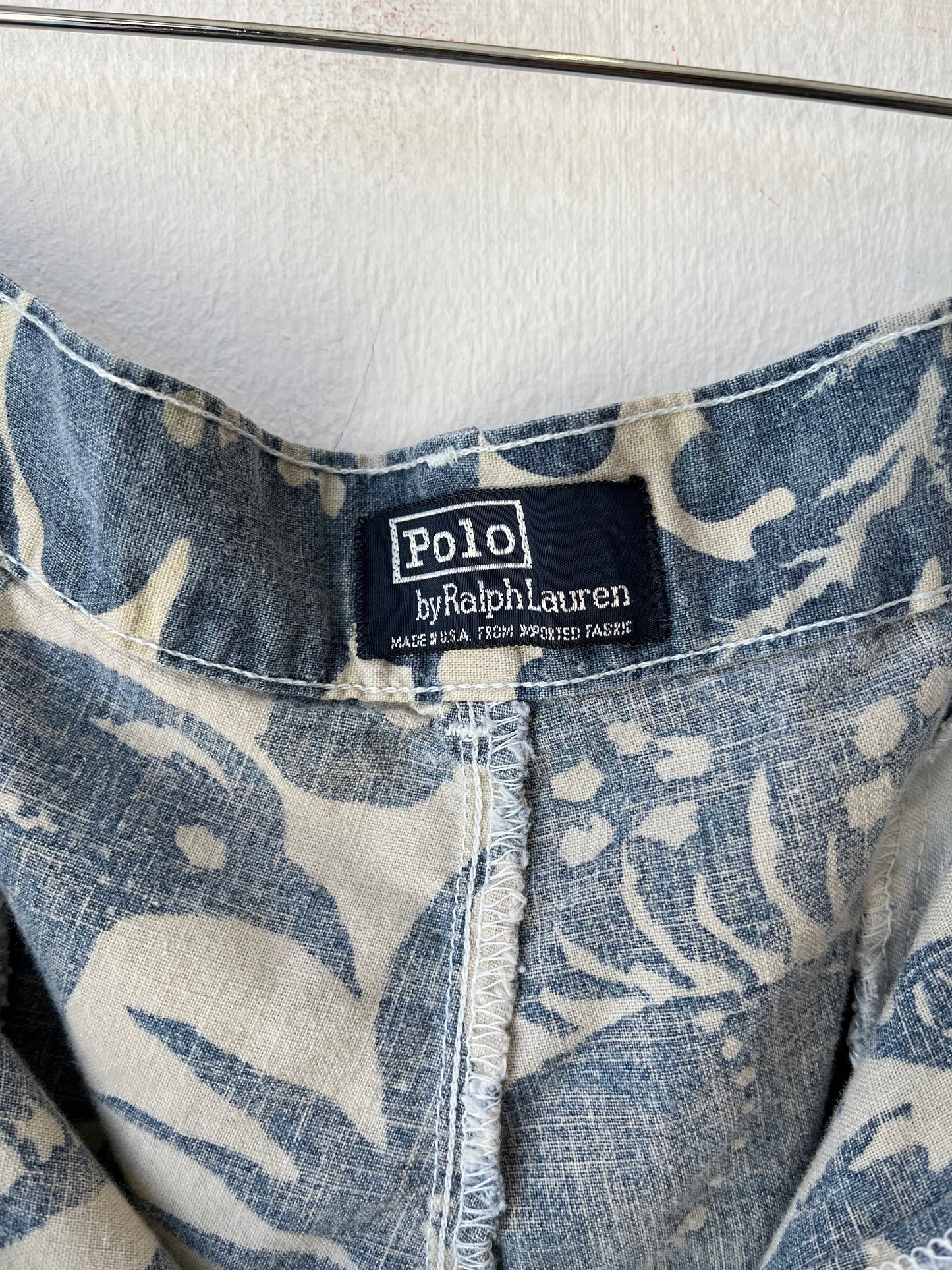 80's Polo Linen Shorts 34"