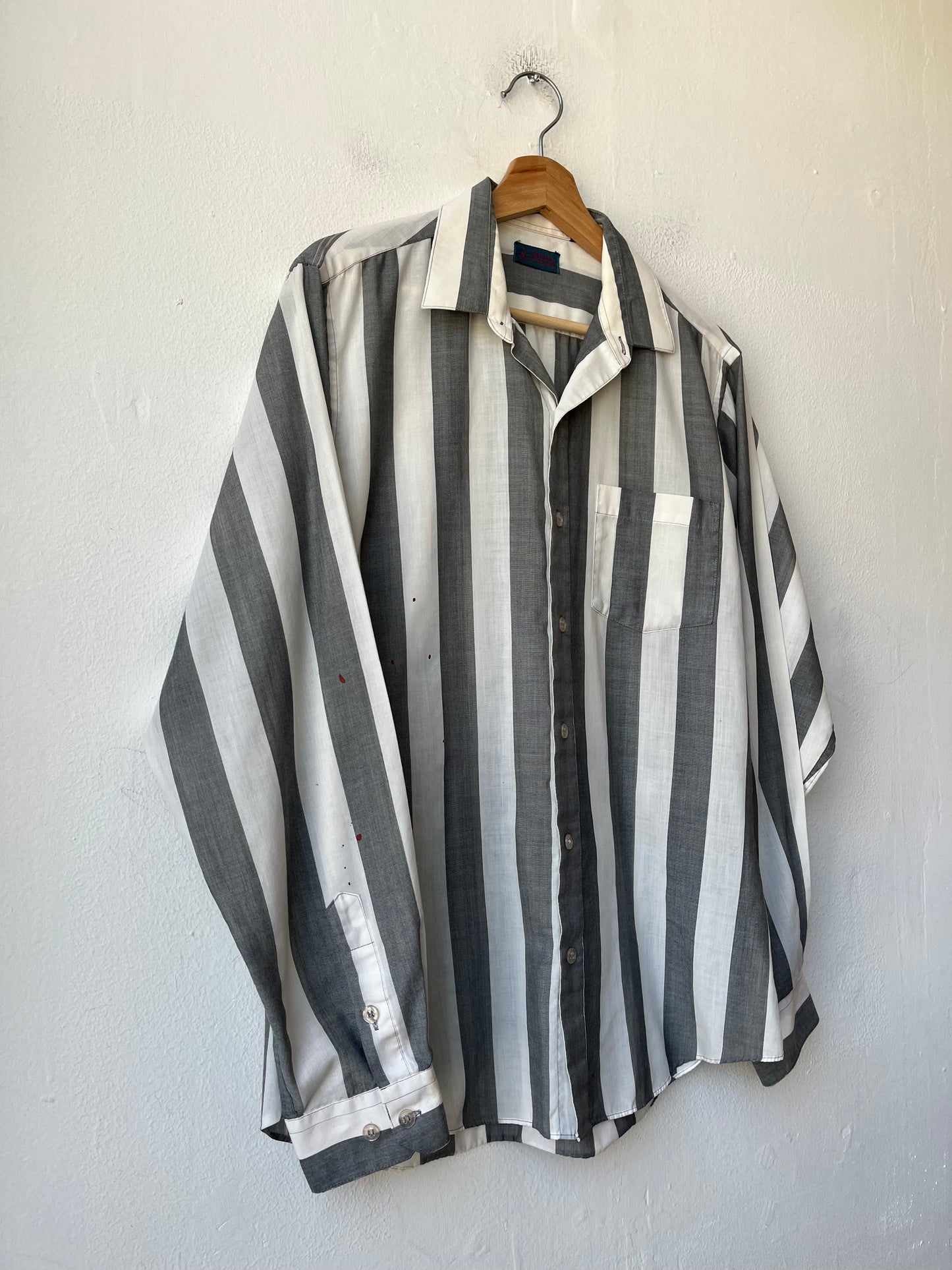 90's Striped Button Down Shirt