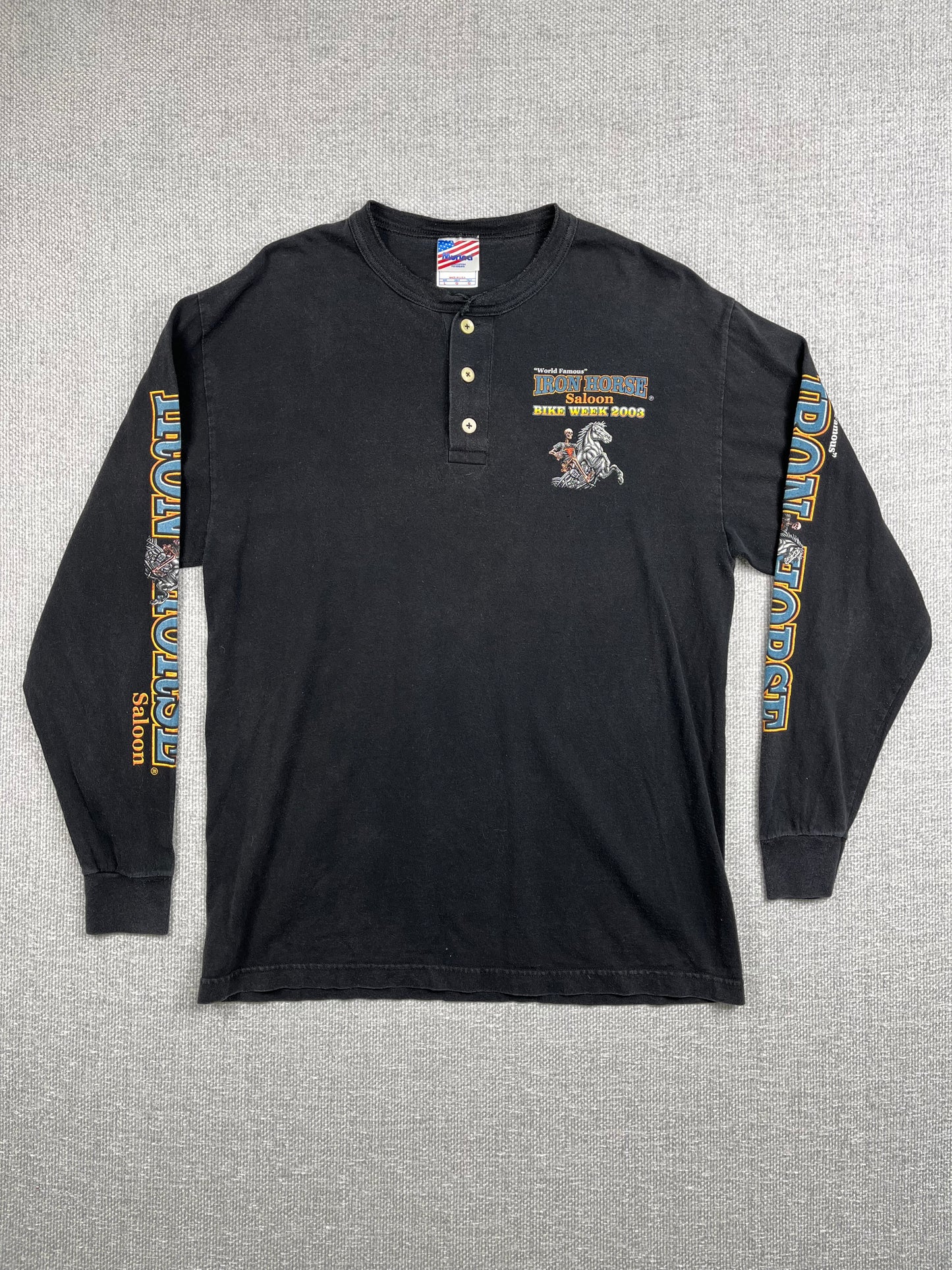 2003 Henley Iron Horse Shirt