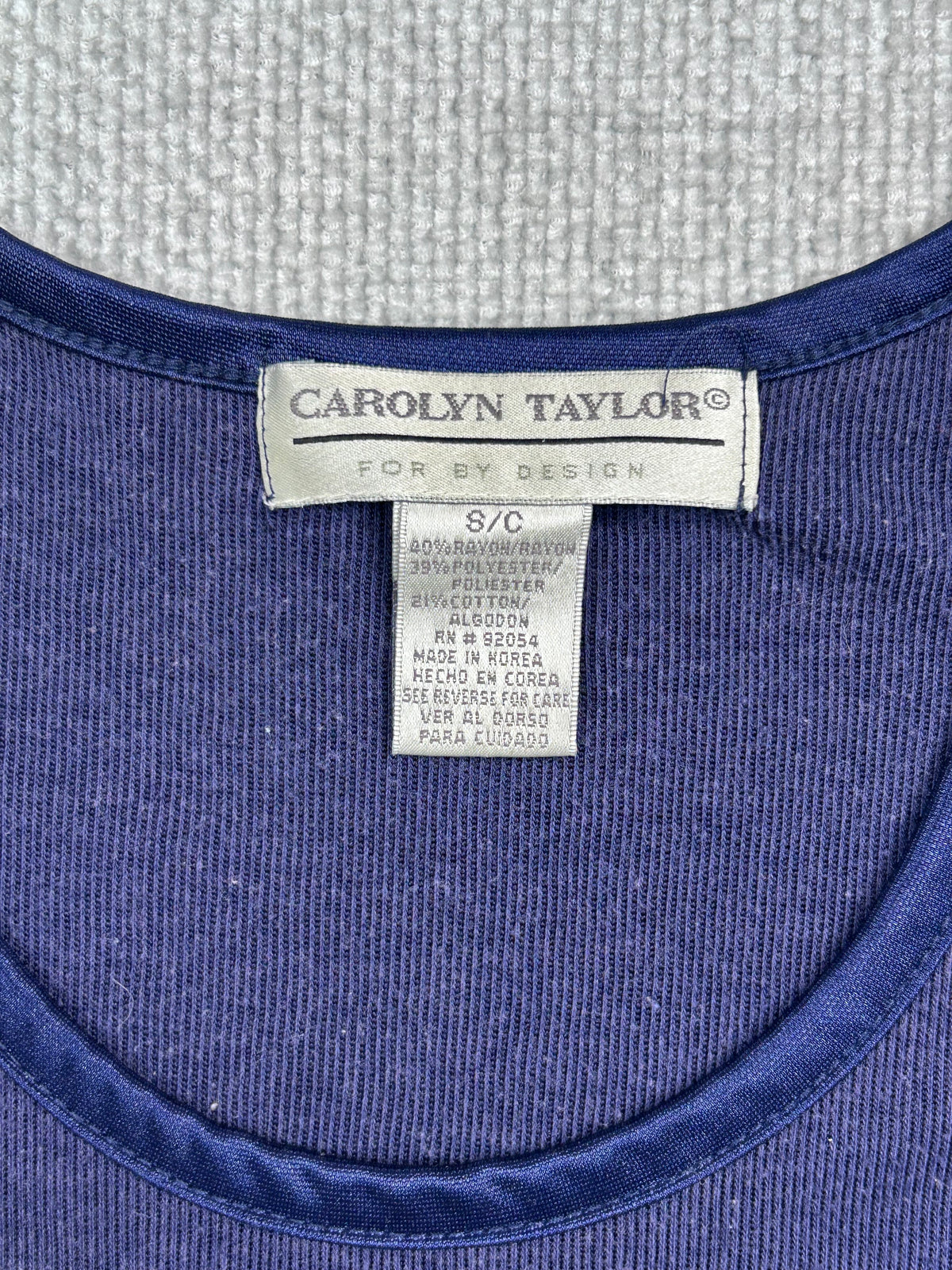 90's Navy Blue Tank Top