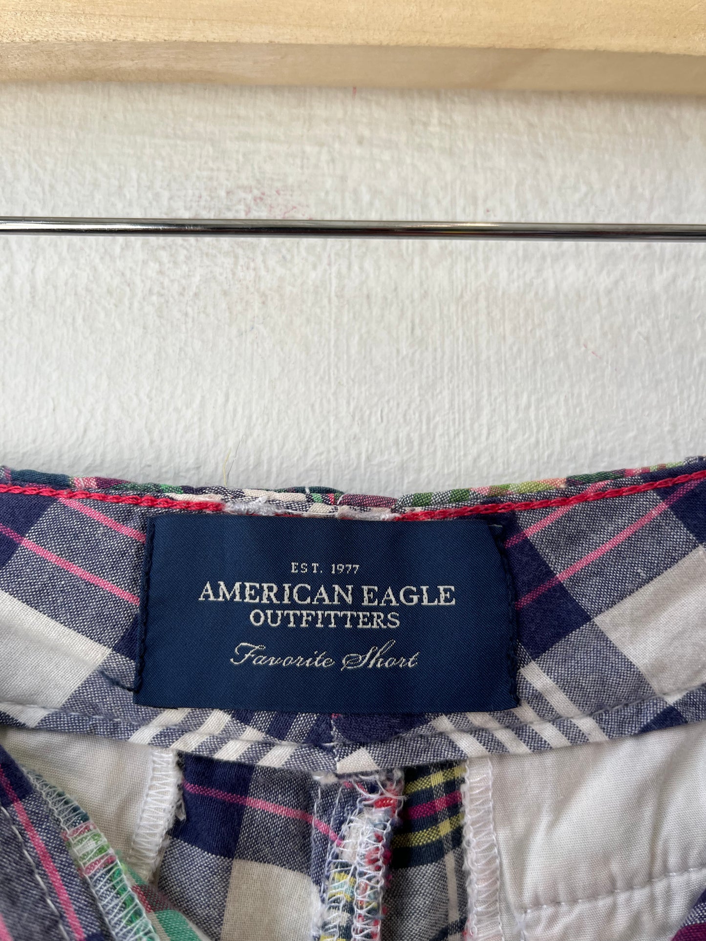 Y2K Plaid Mini Shorts 30"