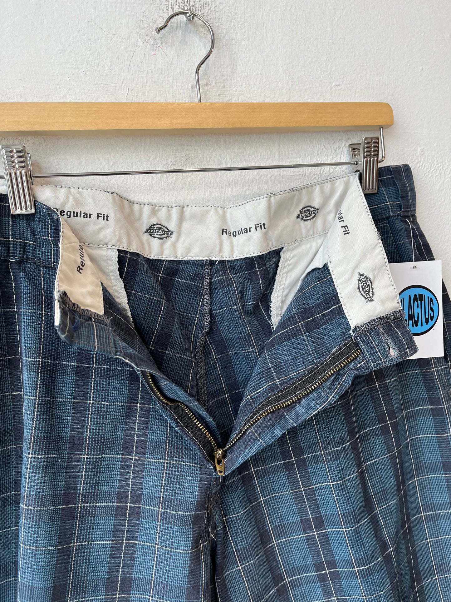 Y2K Plaid Dickies Shorts 34"