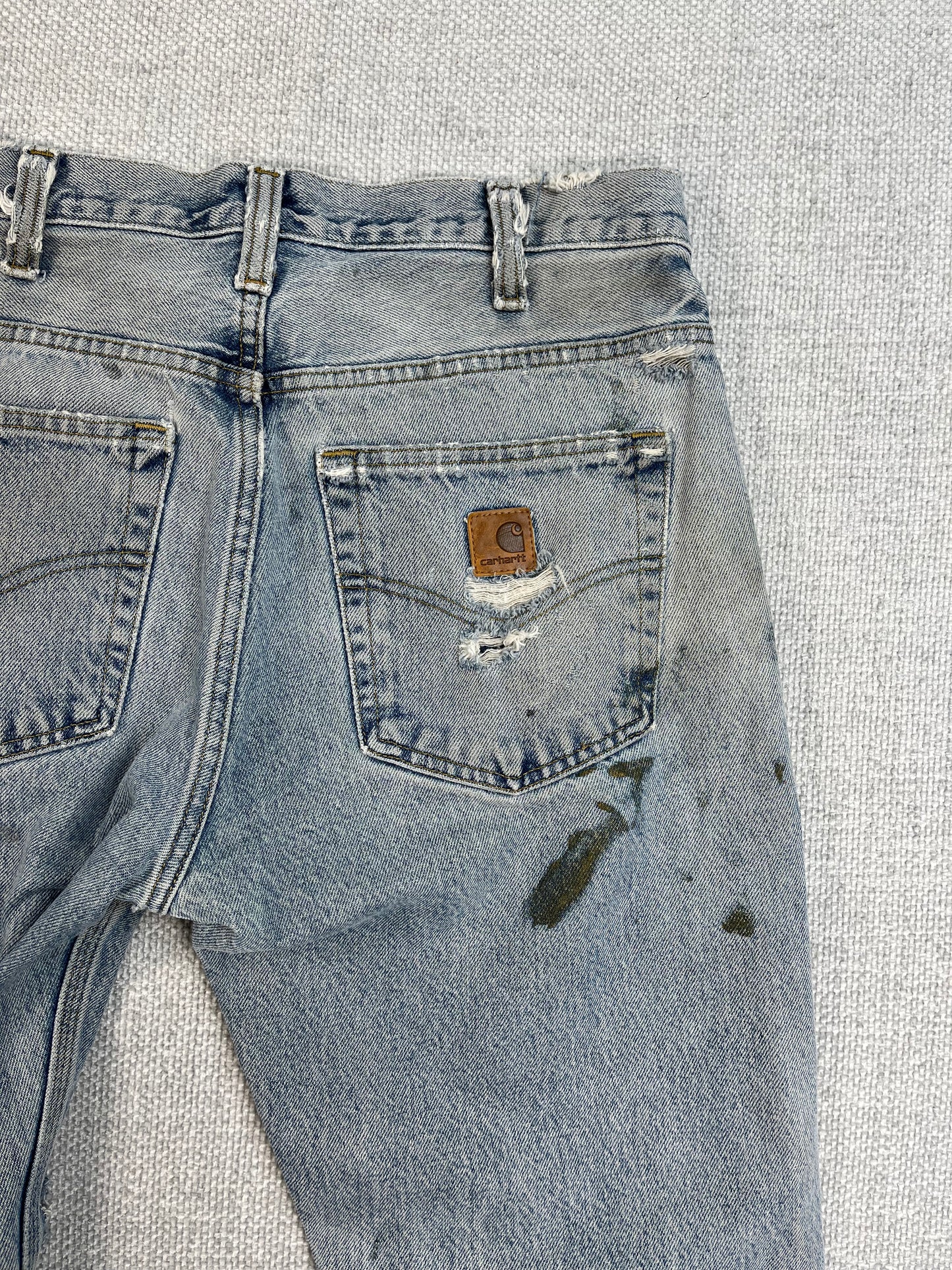 Y2K Carhartt Ripped Jeans 32"