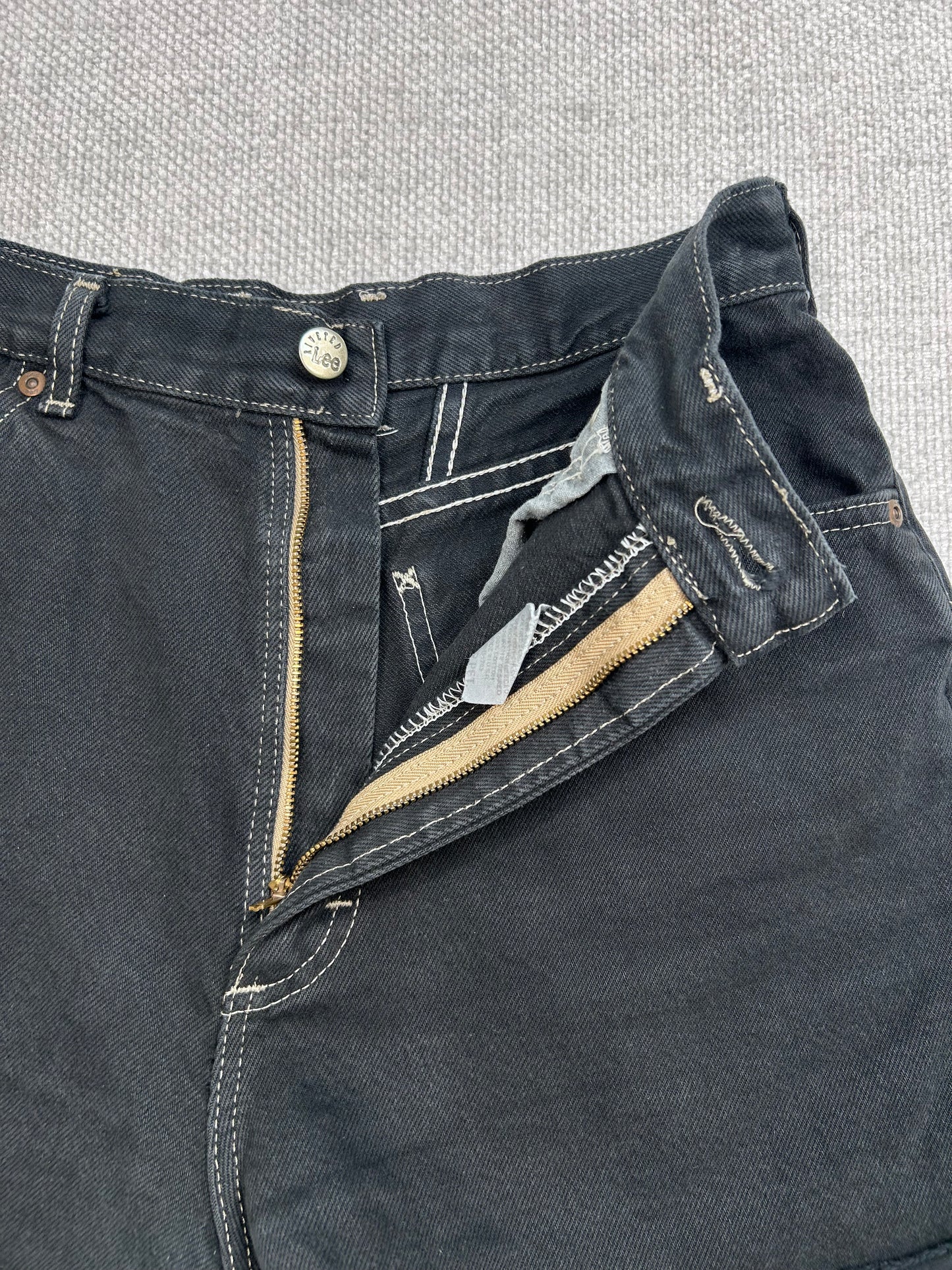 Y2K Black Denim Shorts 27”