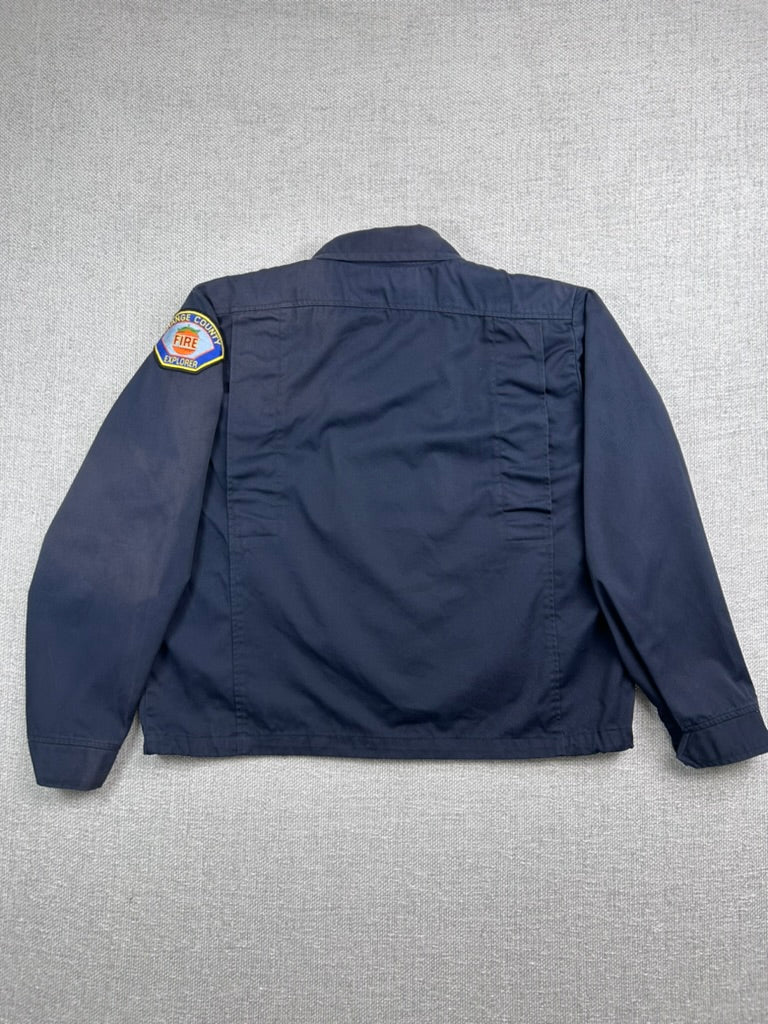 Y2K Orange County Fire Work Jacket