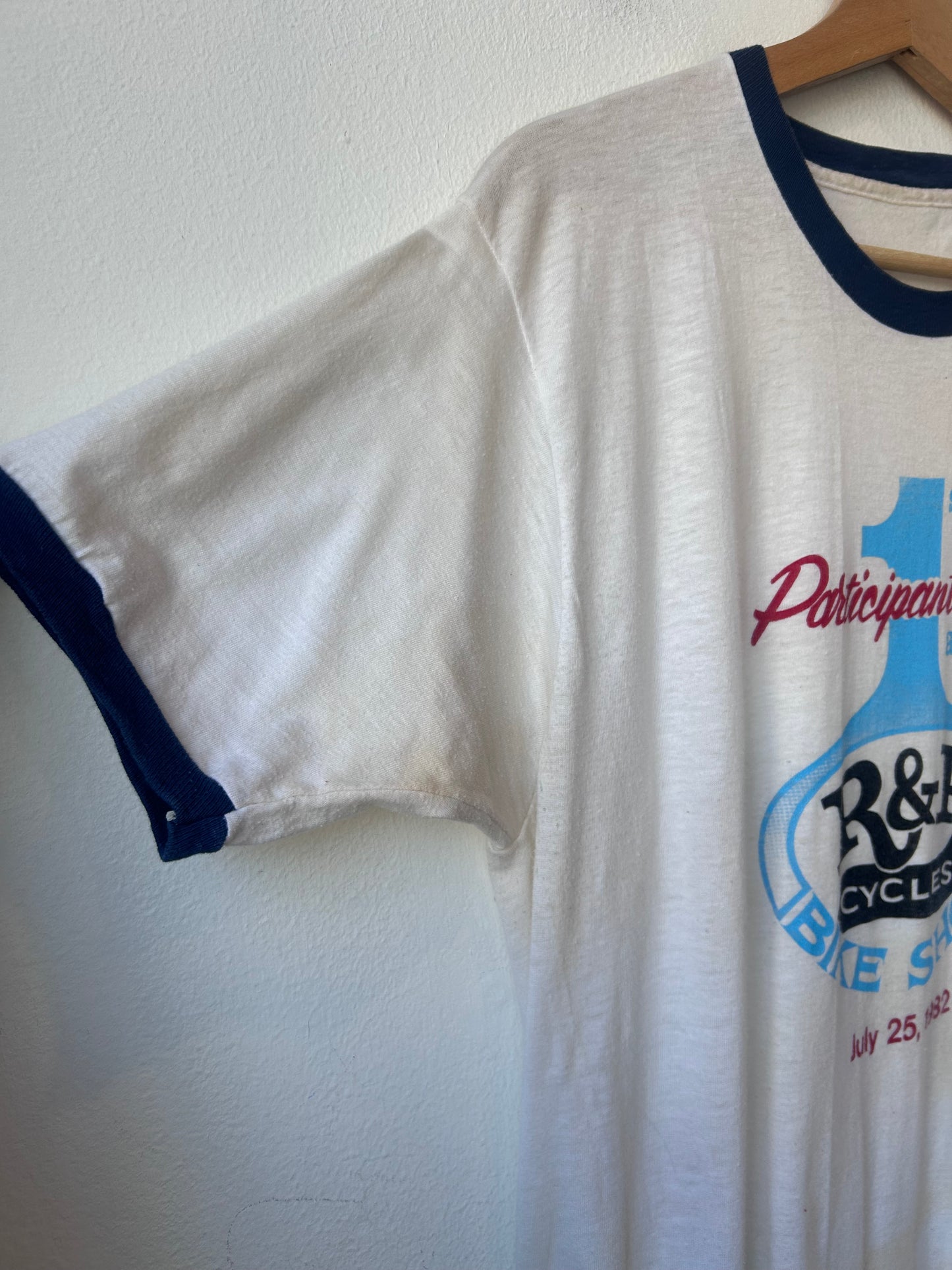 1982 1st Annual R&R Bike Show Ringer T-Shirt