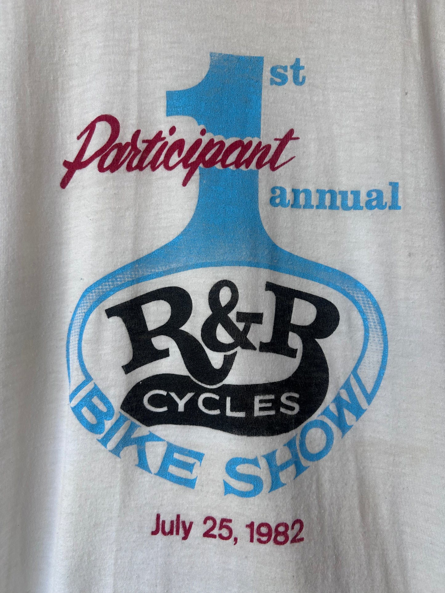 1982 1st Annual R&R Bike Show Ringer T-Shirt