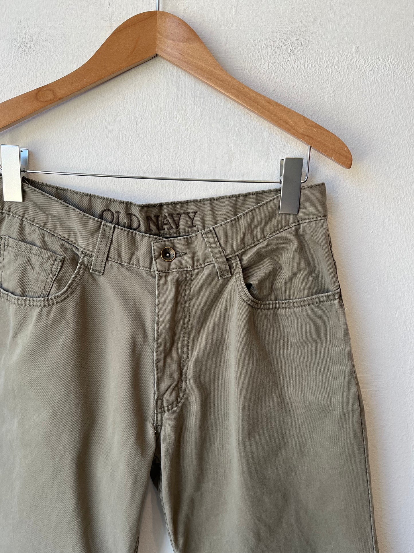 Y2K Old Navy Green Pants 30"