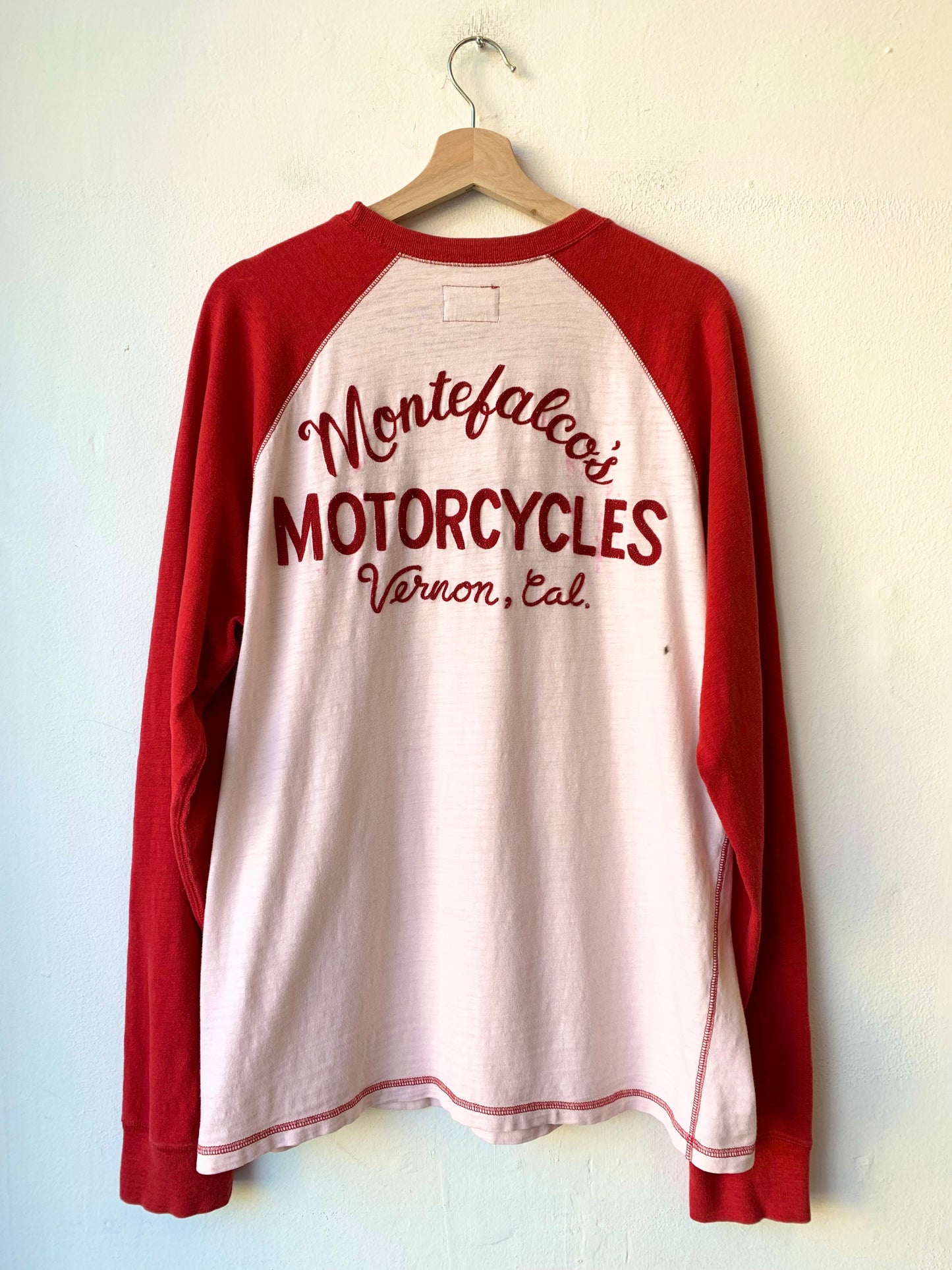 Y2K Lucky Brand Motorcycle Raglan
