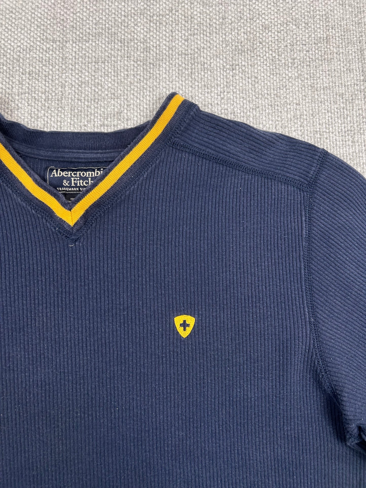 90's Abercrombie Ribbed Long Sleeve Shirt