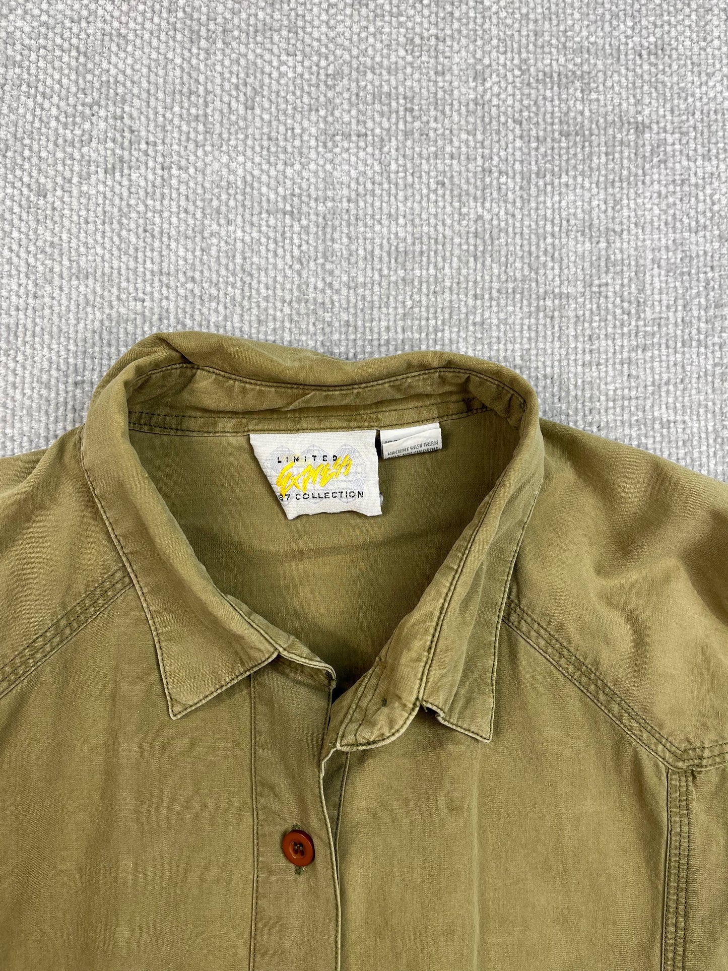 90's Green Button Down Shirt