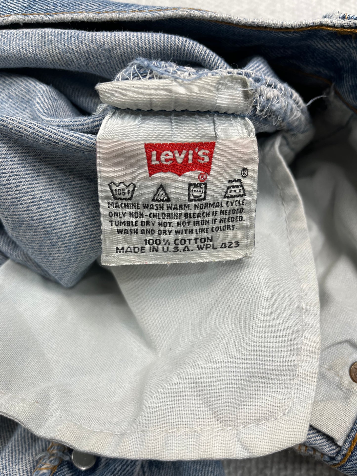 90’s Levi’s 501 Painted Jeans 30”