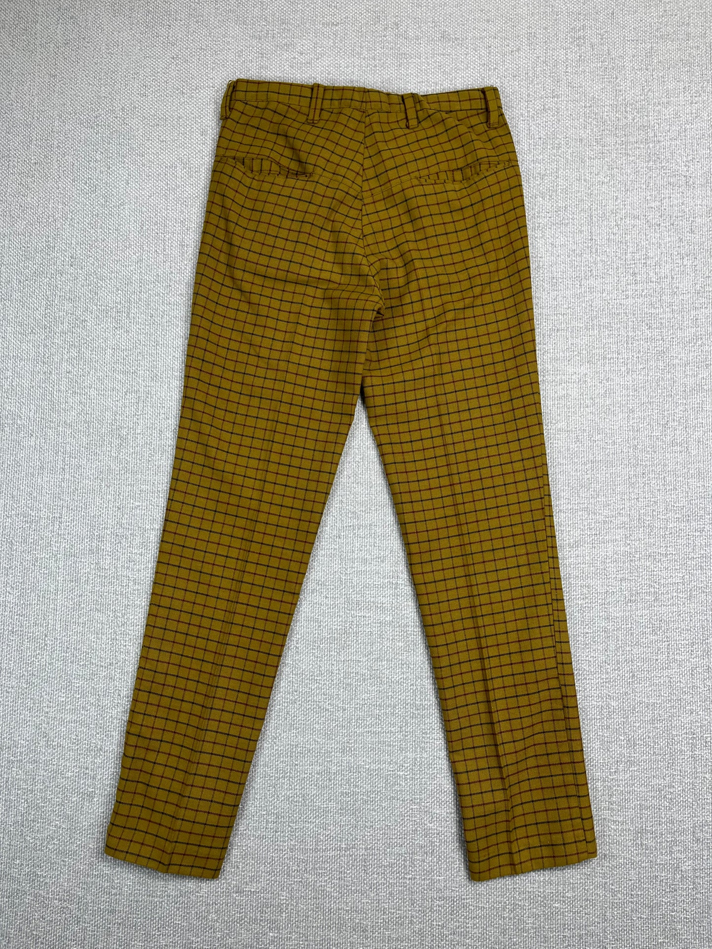 70's Plaid Trousers 28"