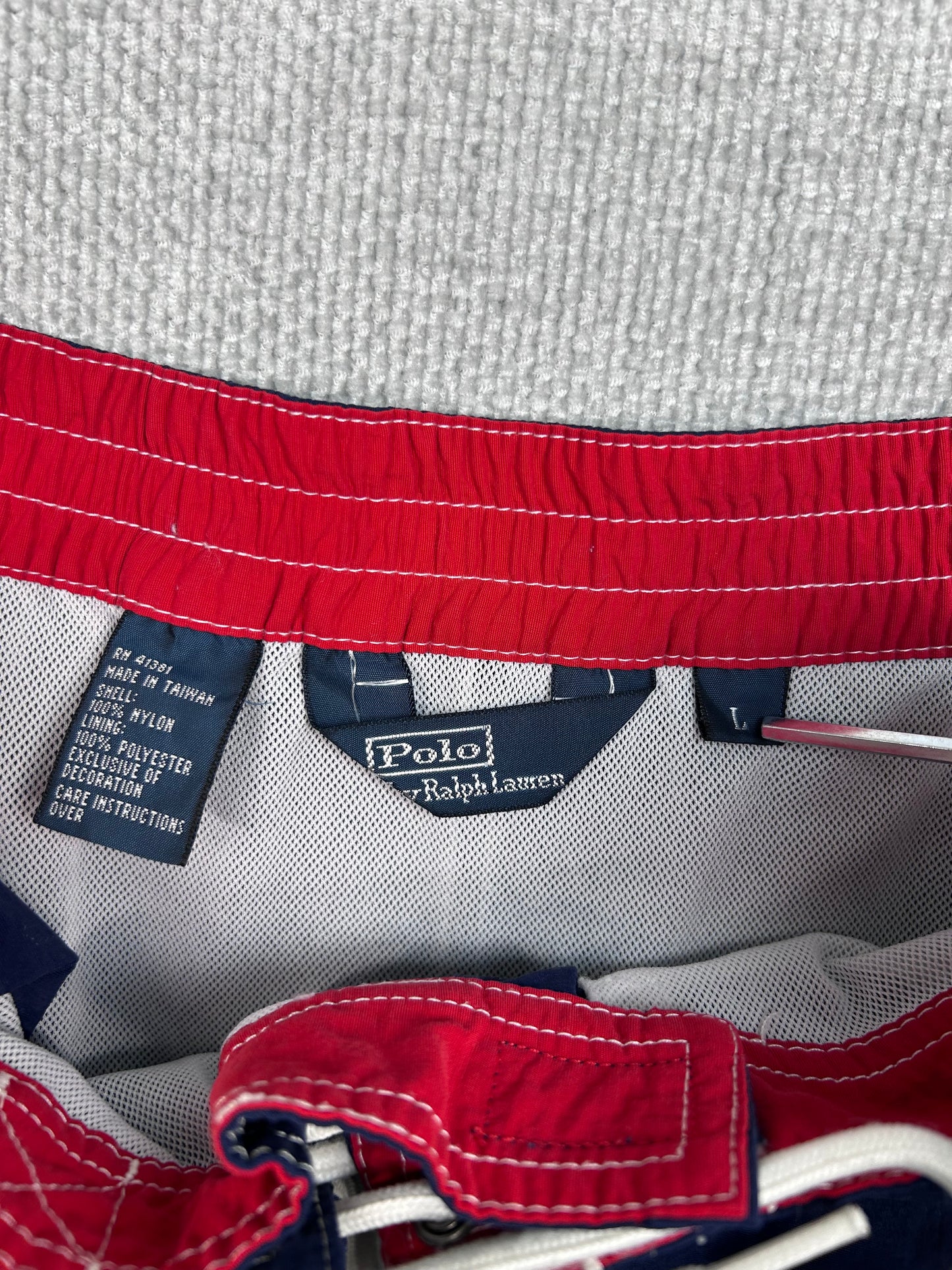 Y2K Polo Swim Trunks 32-34”