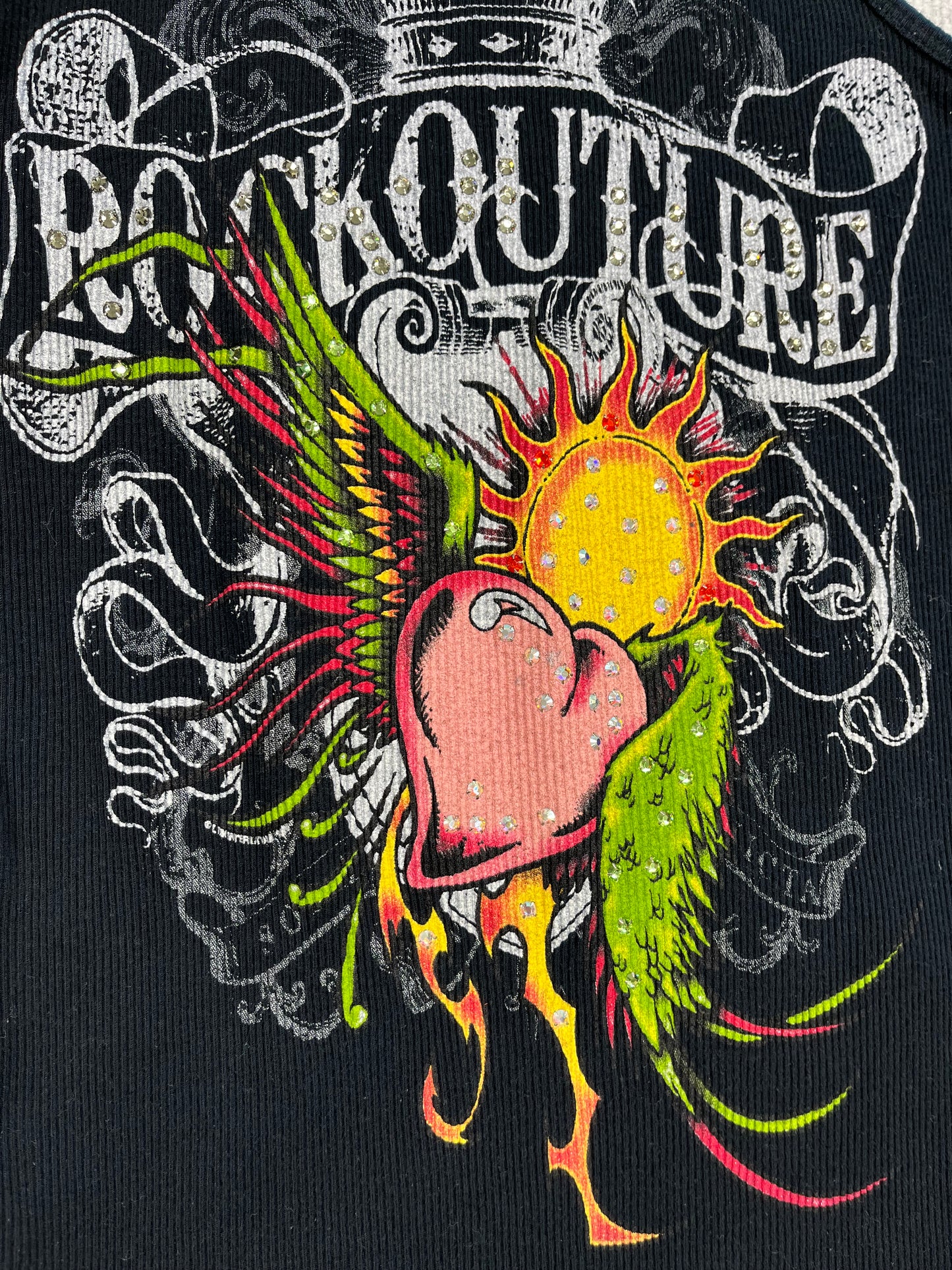 Y2K Rockouture Bejeweled Tank Top