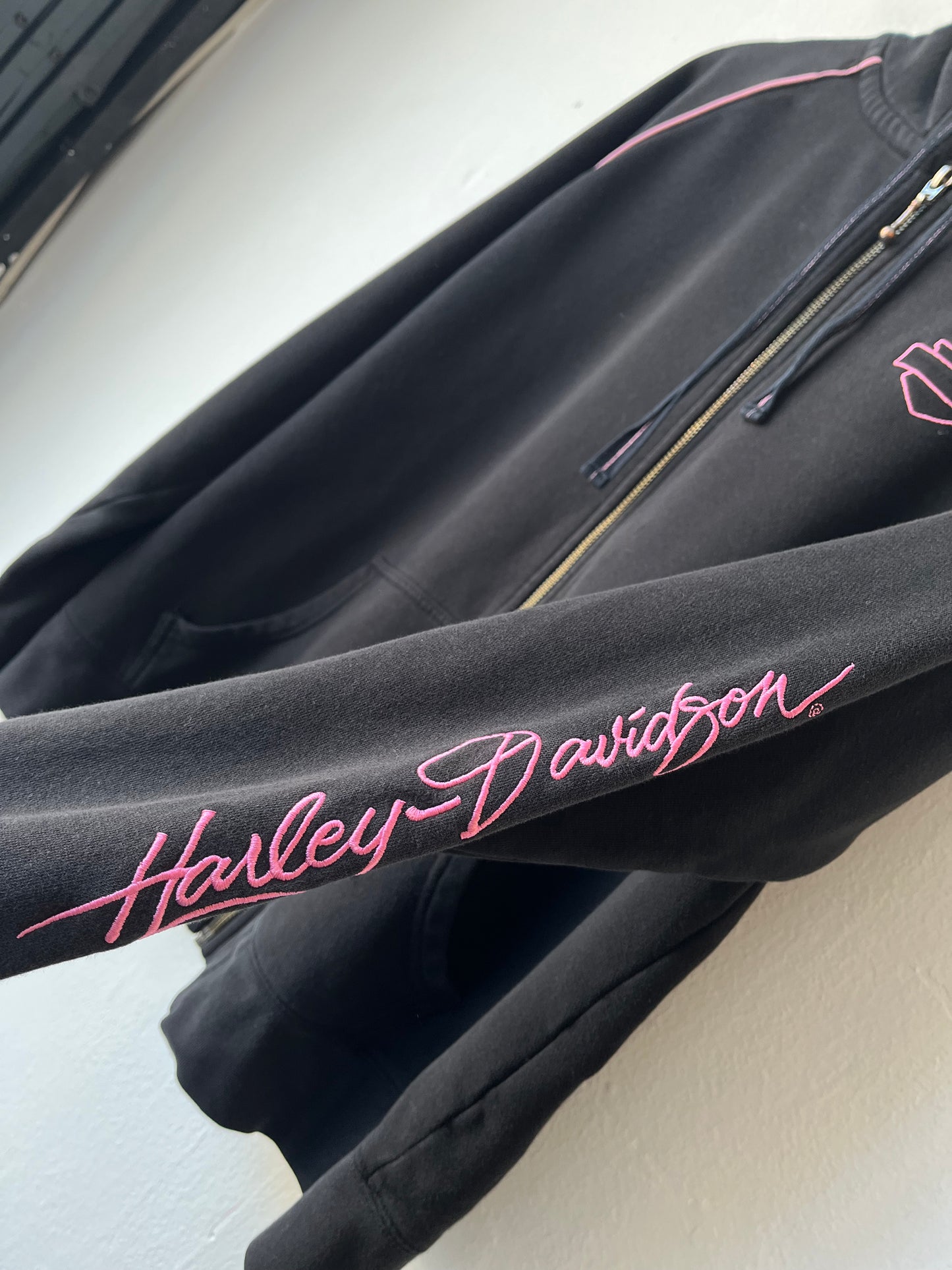 Y2K Harley Zip Up Hoodie