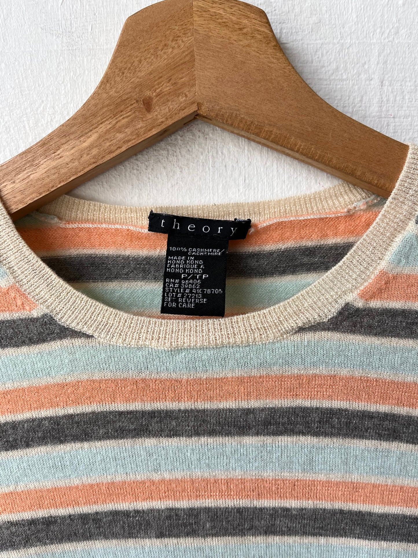 Y2K Cashmere Striped Shirt
