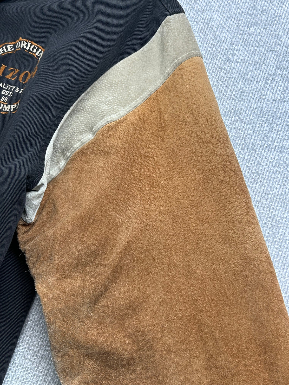 Y2K Arizona Suede Bomber Jacket