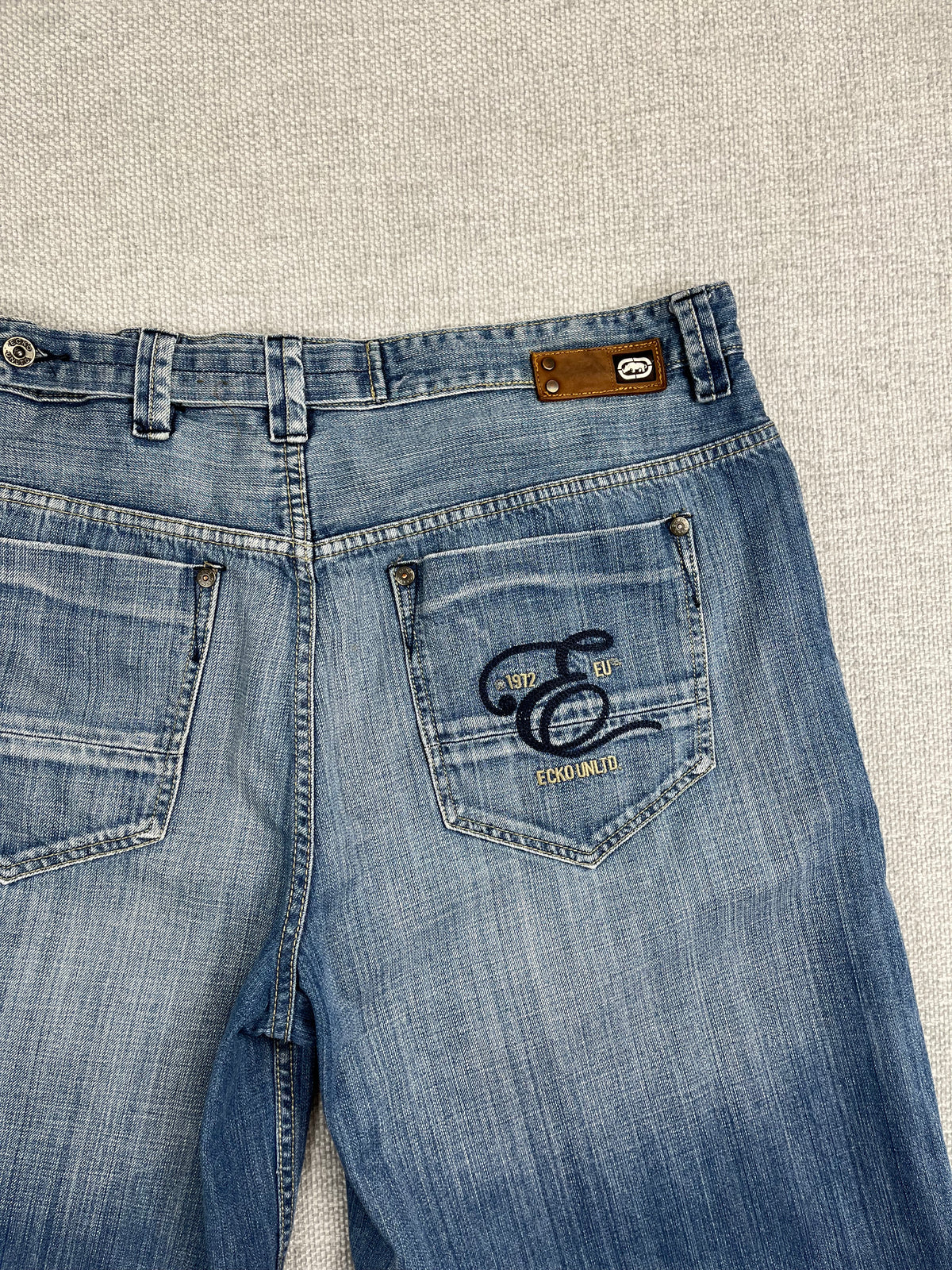 Y2K Ecko Baggy Denim Shorts 40"