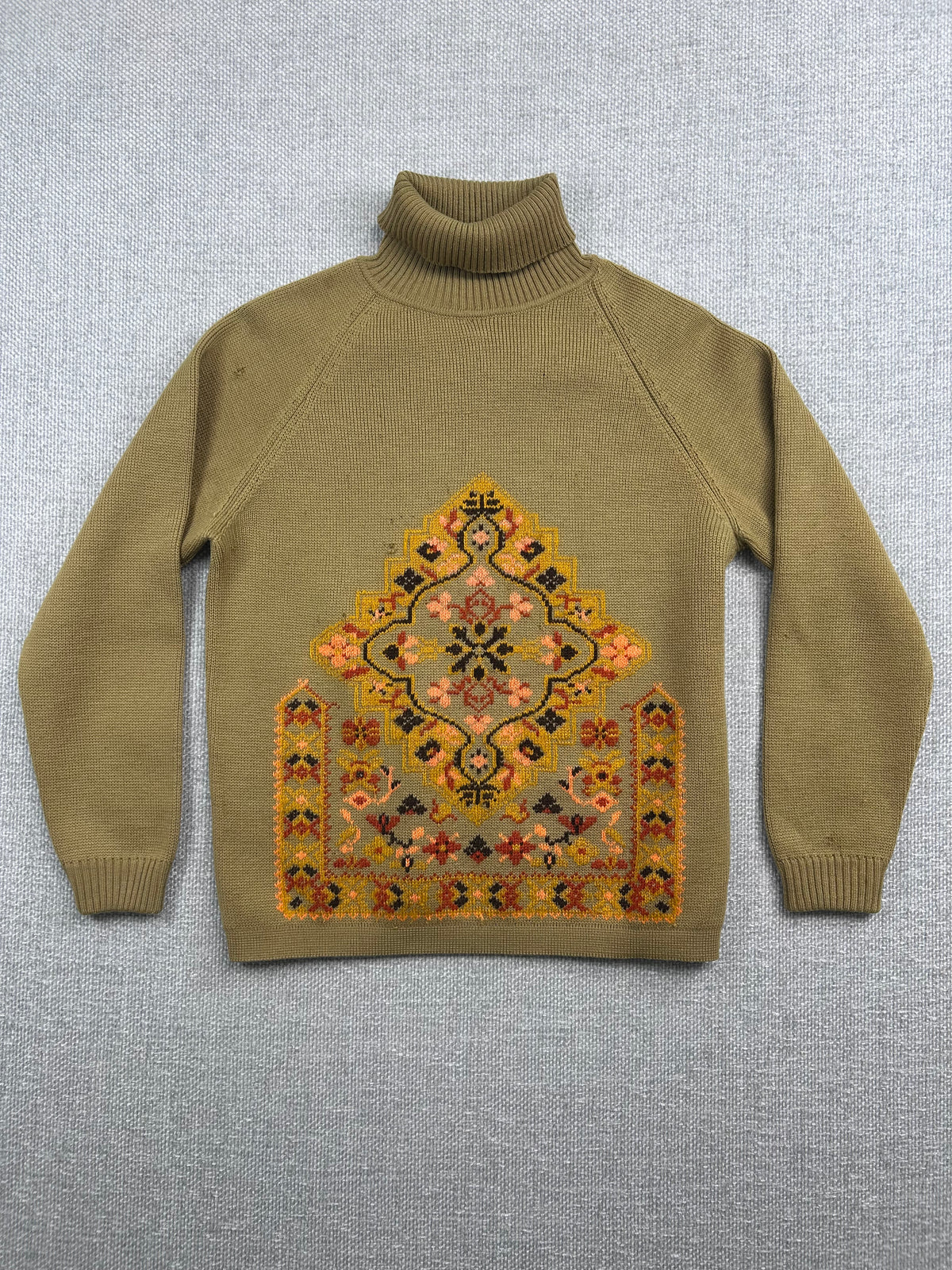 70's Wool Turtle Neck Sweater