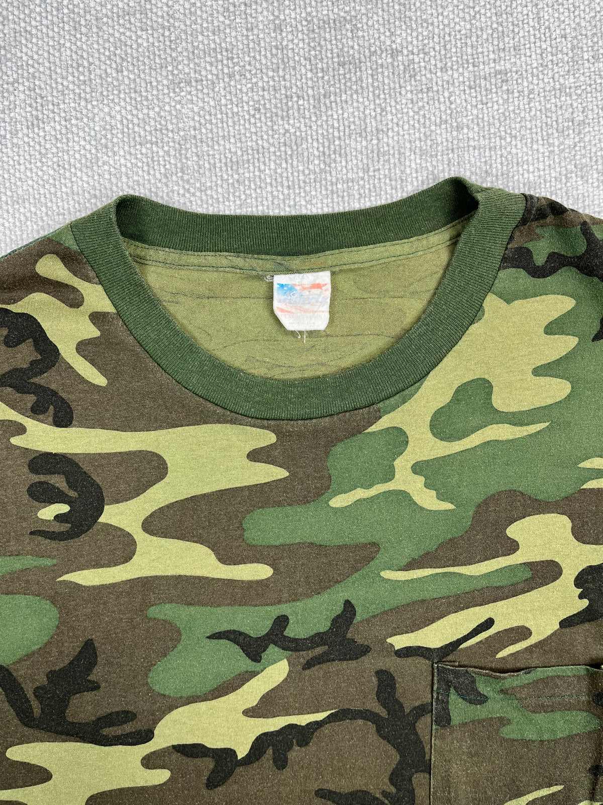90's Camo Pocket Tee