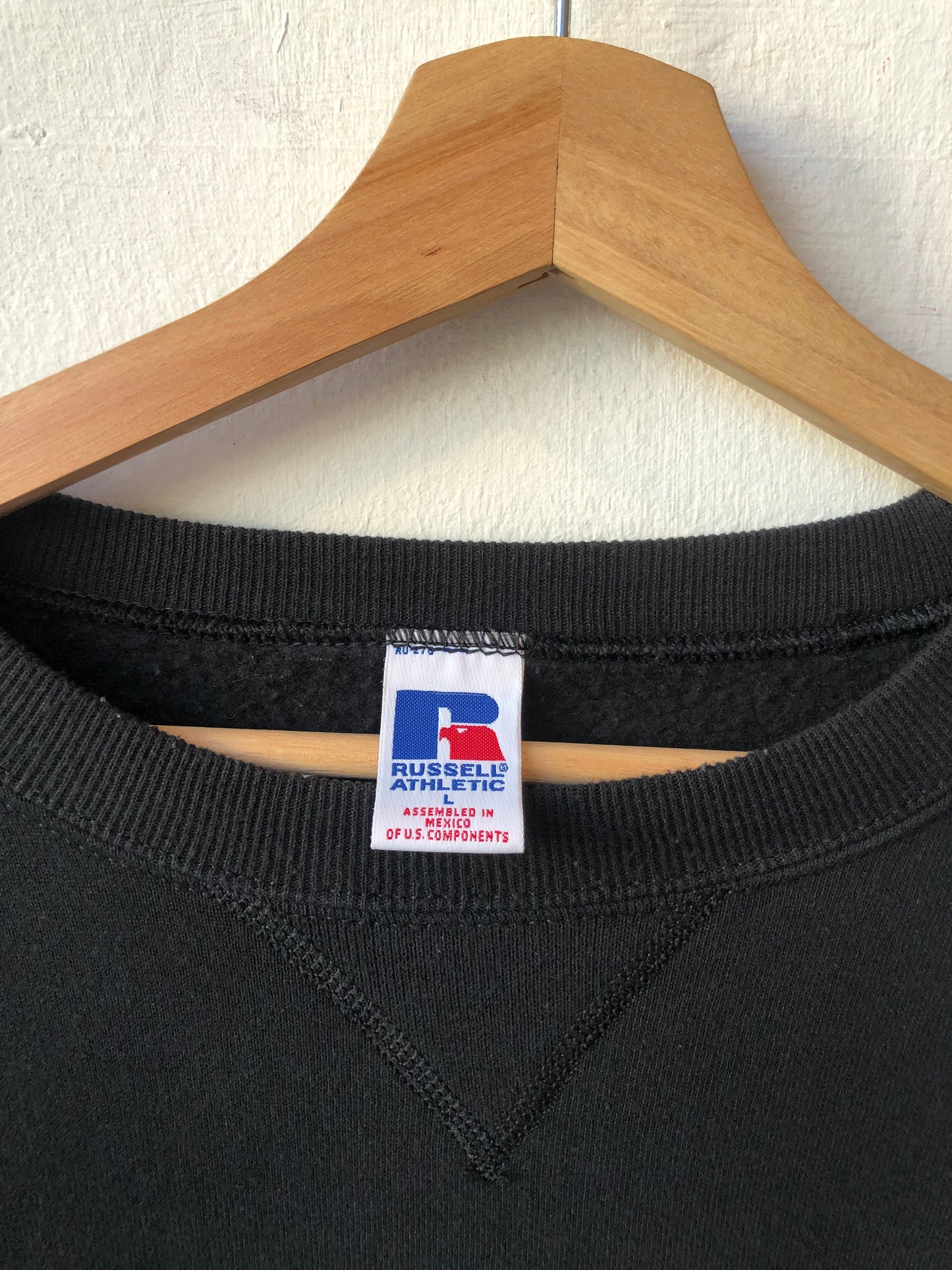 Y2K Russell Black Sweatshirt