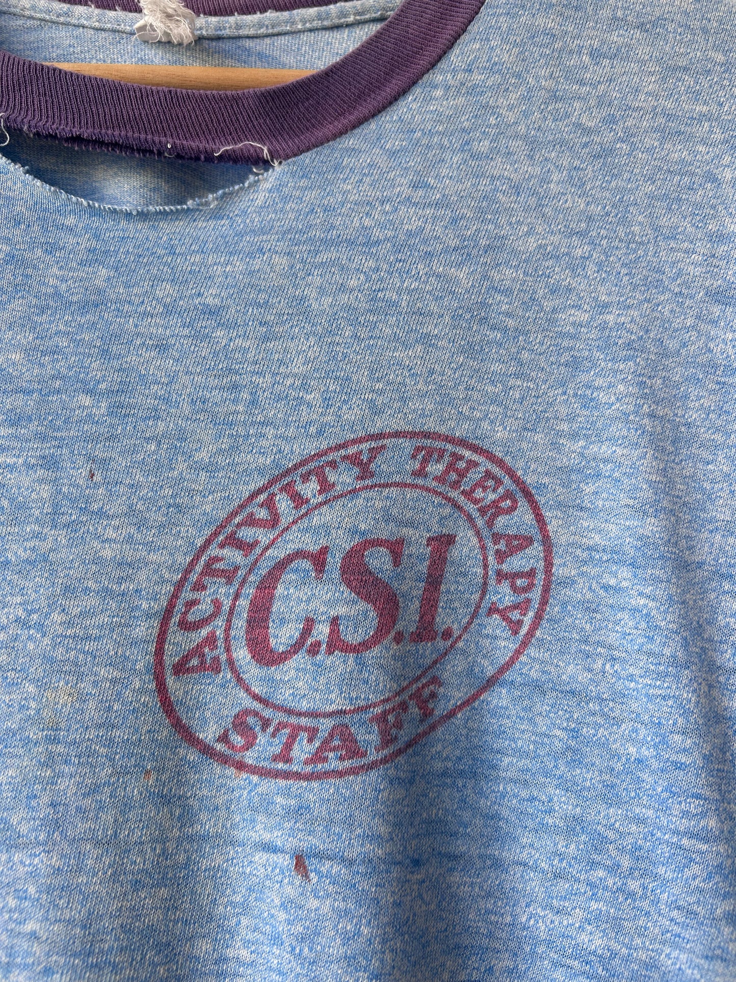 90's CSI Therapy Ringer Shirt