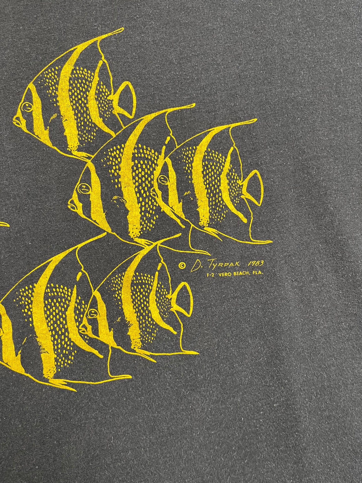 1983 Abaco Bahamas Fish T-Shirt