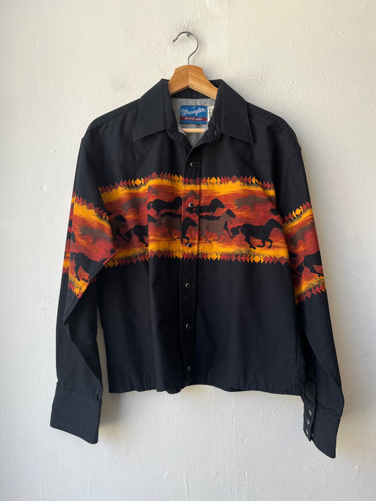 Y2K Wrangler Western Pearl Snap Shirt