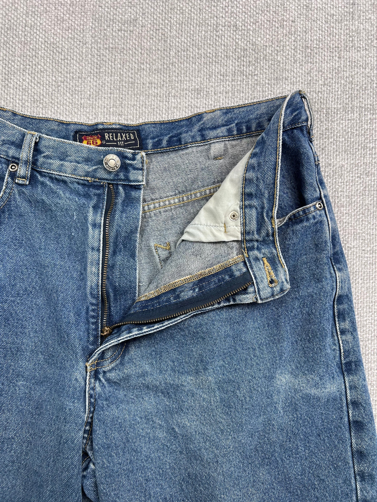 Y2K Relaxed Fit Denim Shorts 33"