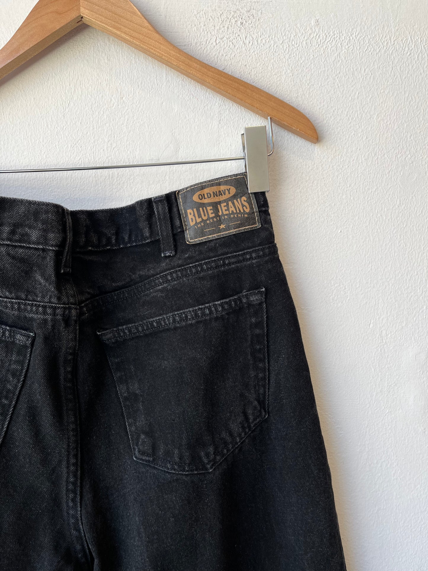 Y2K Old Navy Black Jeans 34"