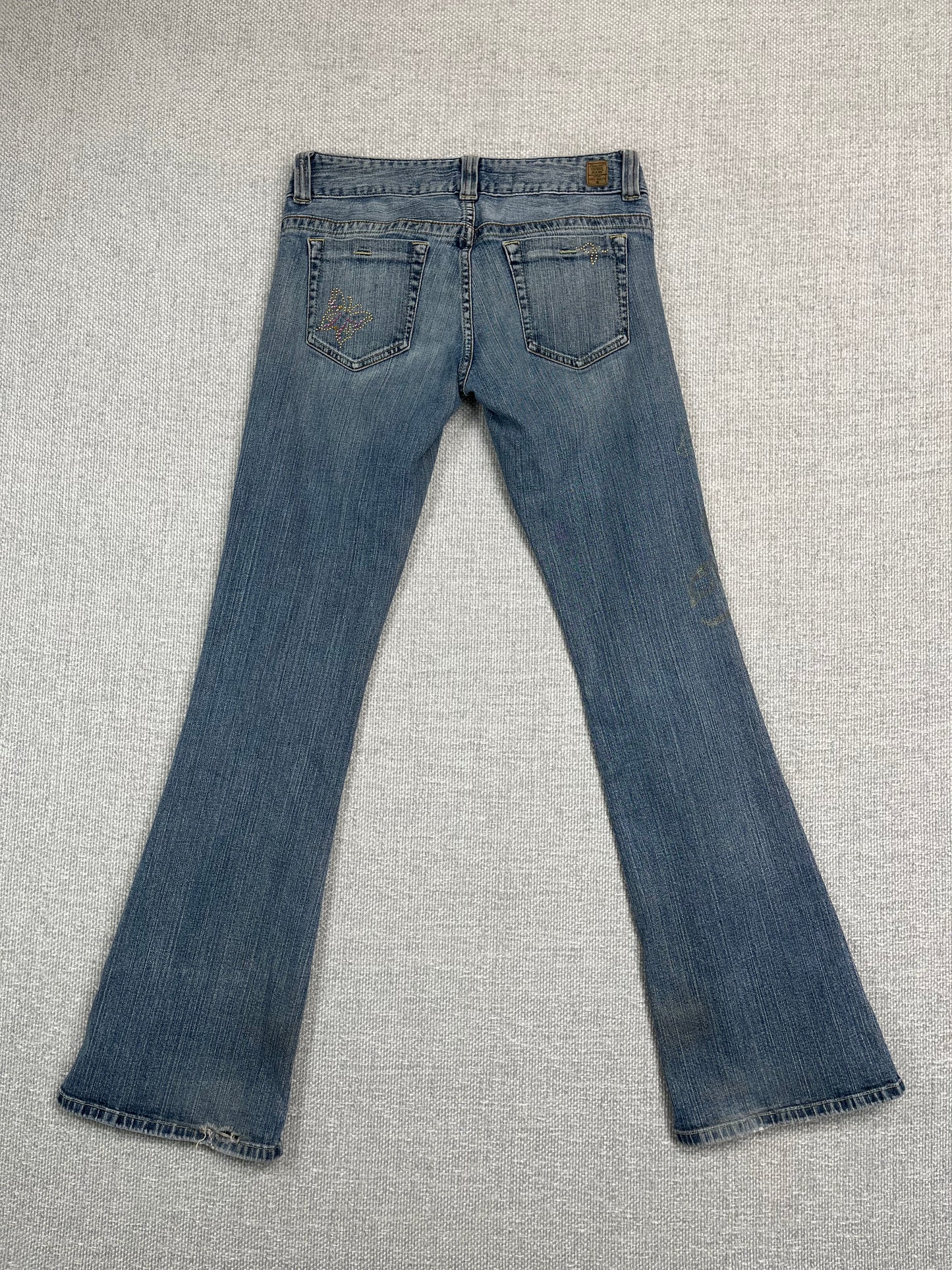 Y2K Guess Butterfly Low Rise Jeans 30"