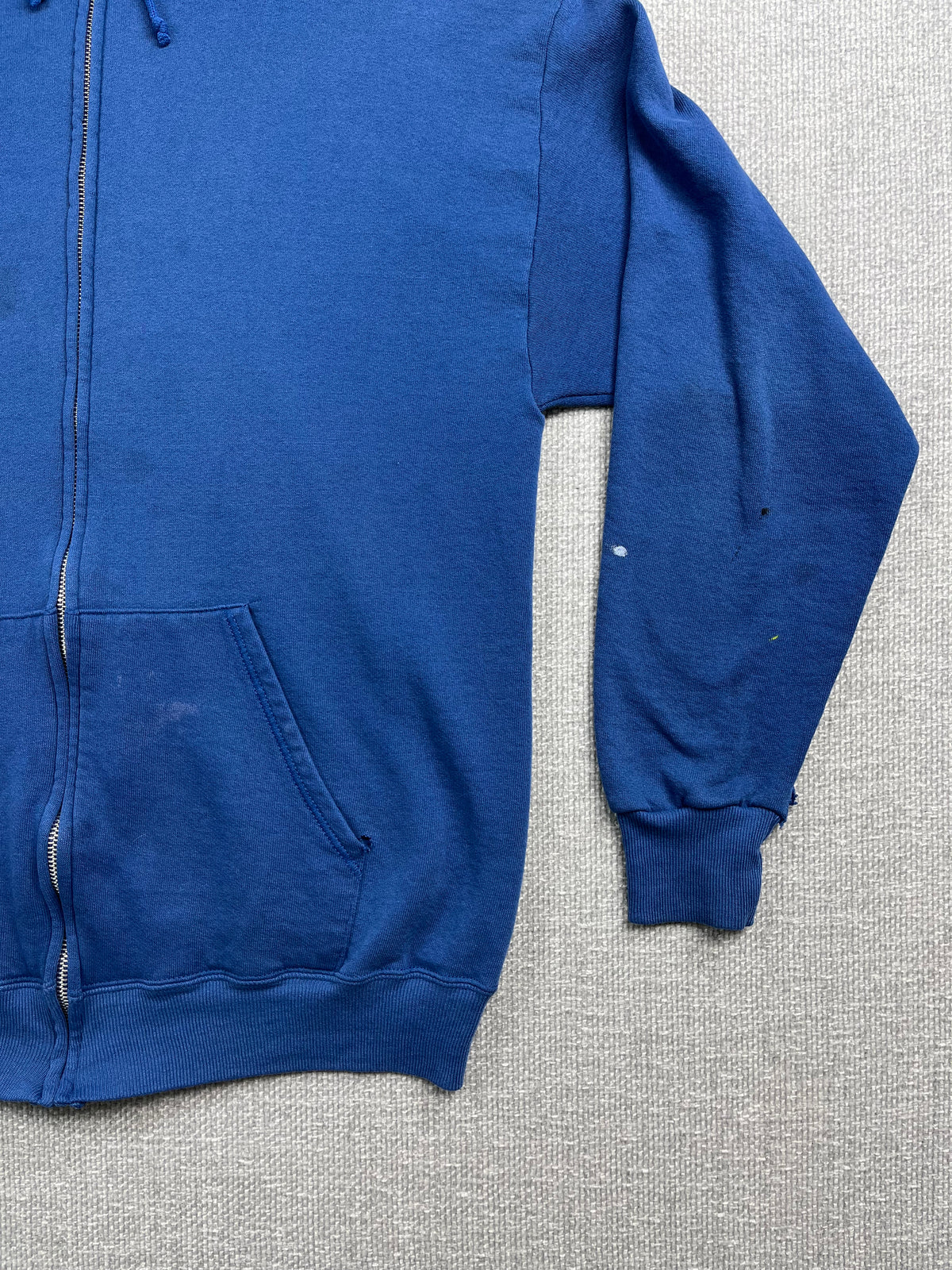 90's Blue Zip Up Hoodie